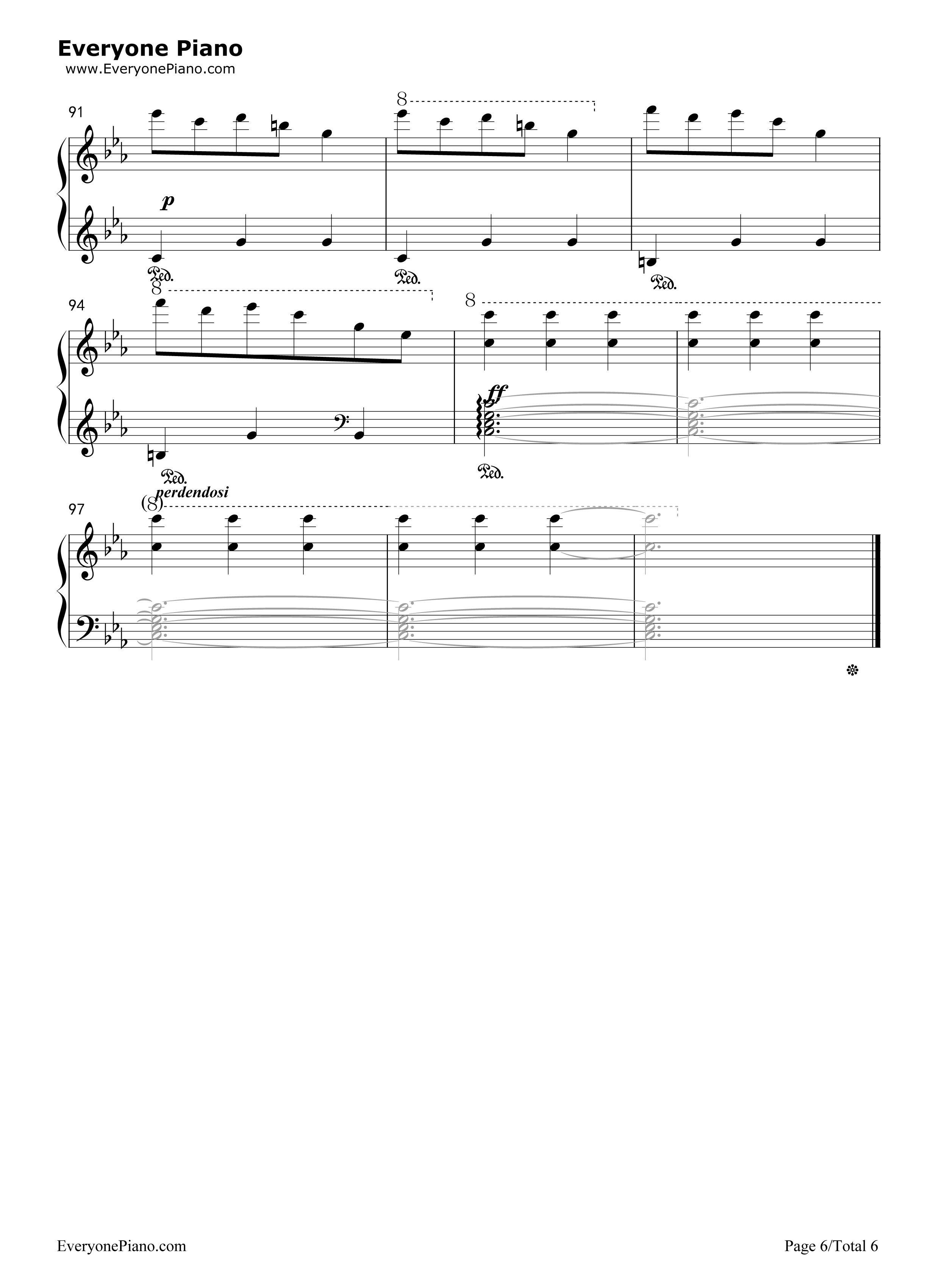 钟楼上的华尔兹钢琴谱_未知