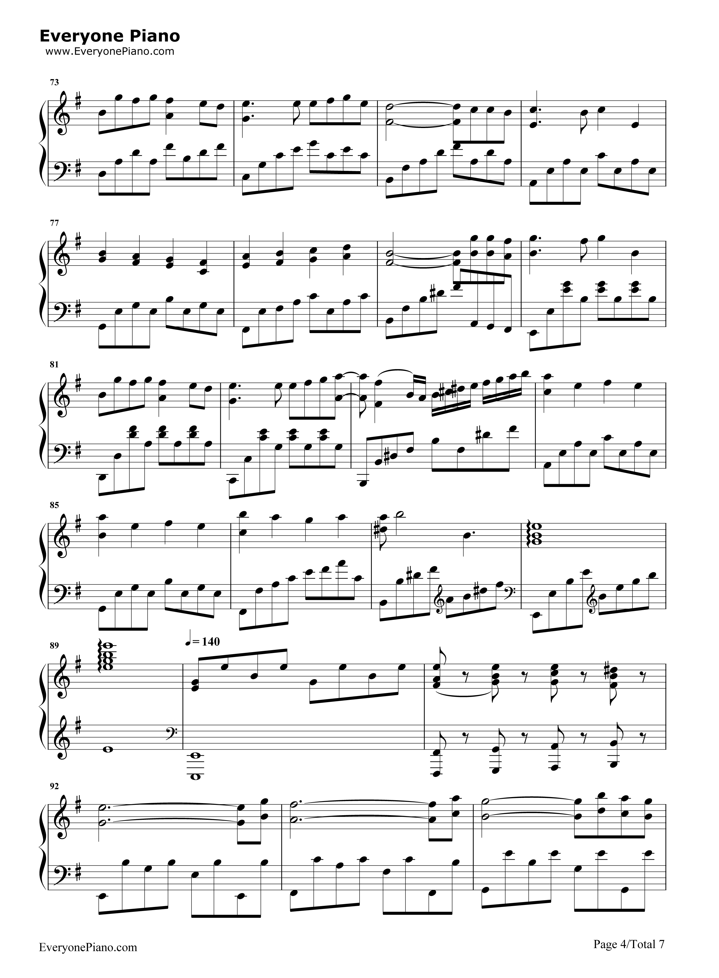 胡桃夹子钢琴谱_张碧晨