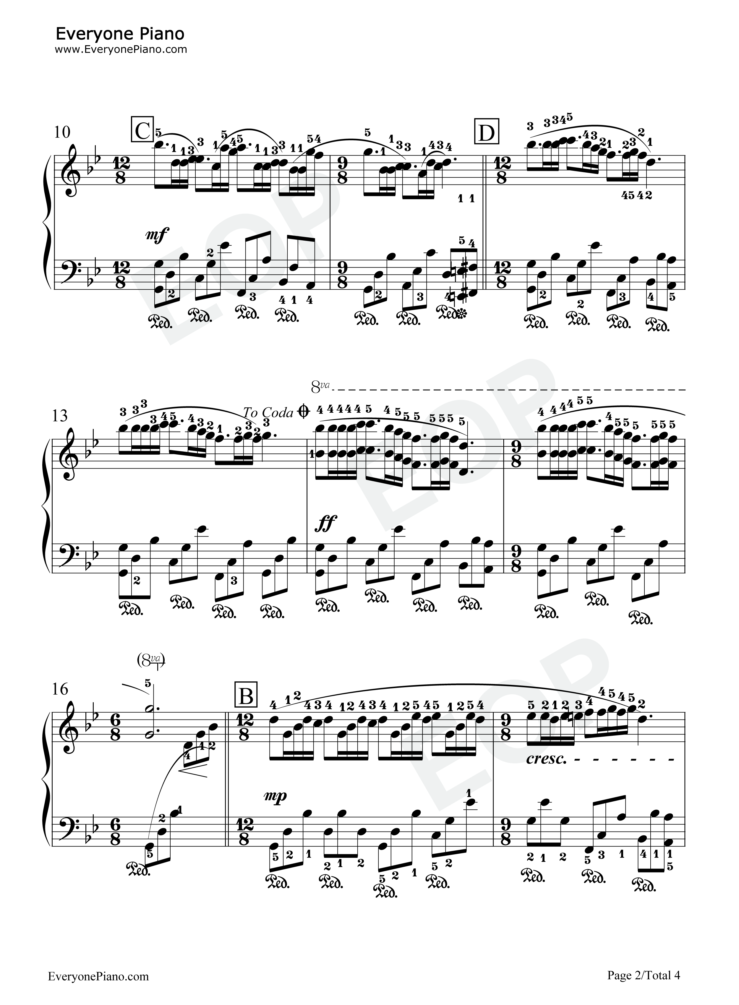 梦中的婚礼钢琴谱_理查德·克莱德曼__Richard_Clayderman