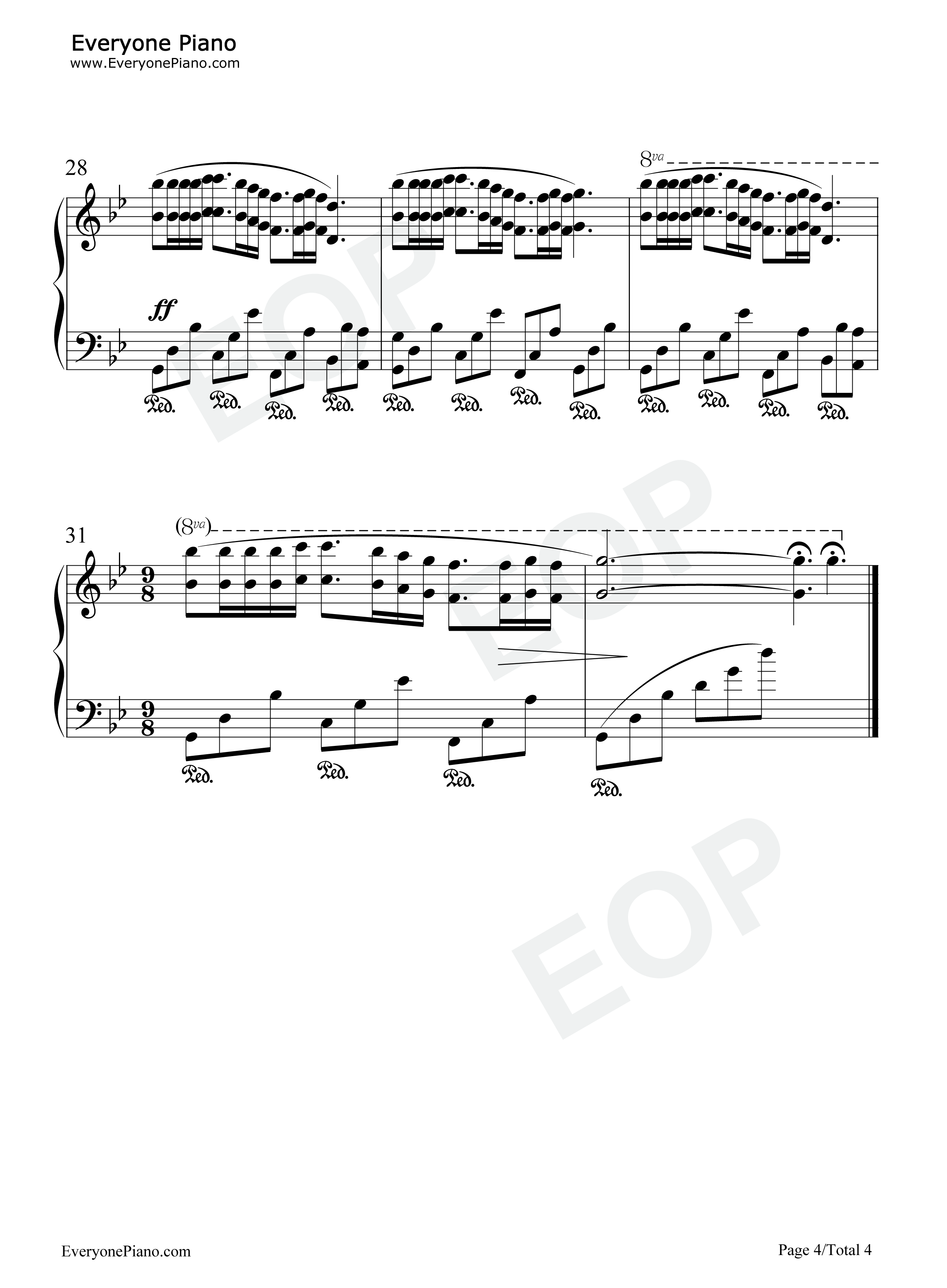 梦中的婚礼钢琴谱_理查德·克莱德曼__Richard_Clayderman