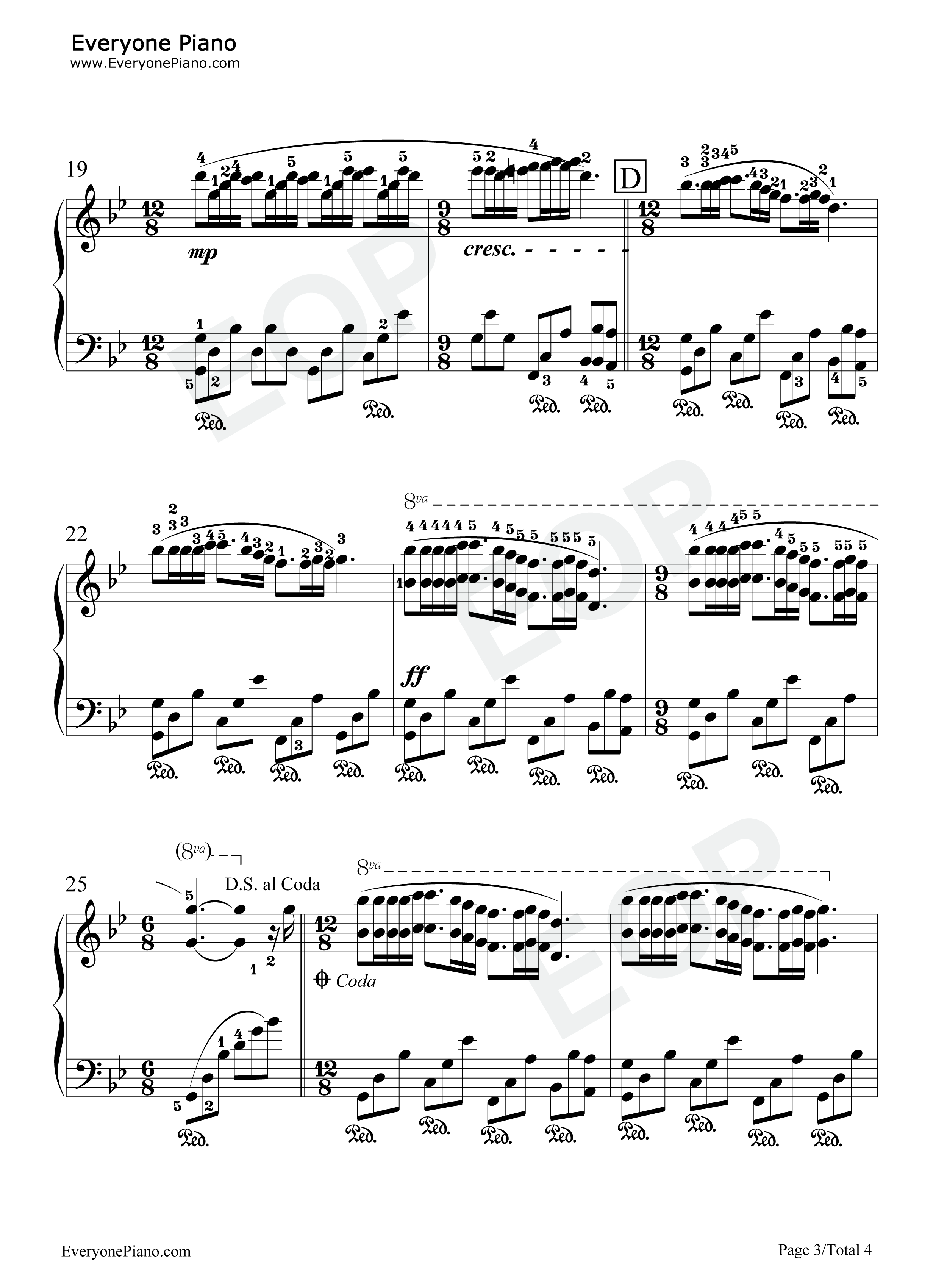 梦中的婚礼钢琴谱_理查德·克莱德曼__Richard_Clayderman