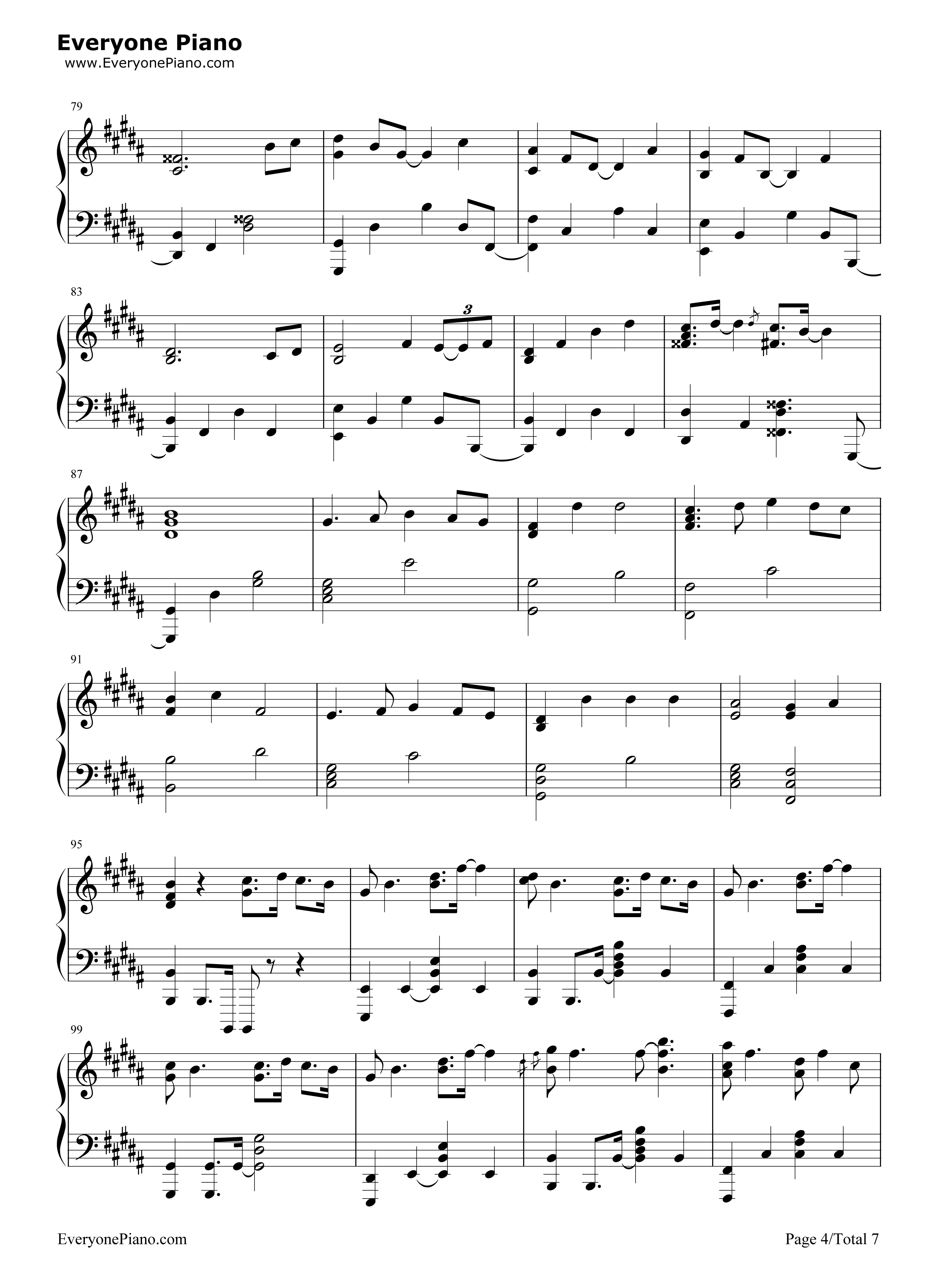 Lemon钢琴谱_米津玄师