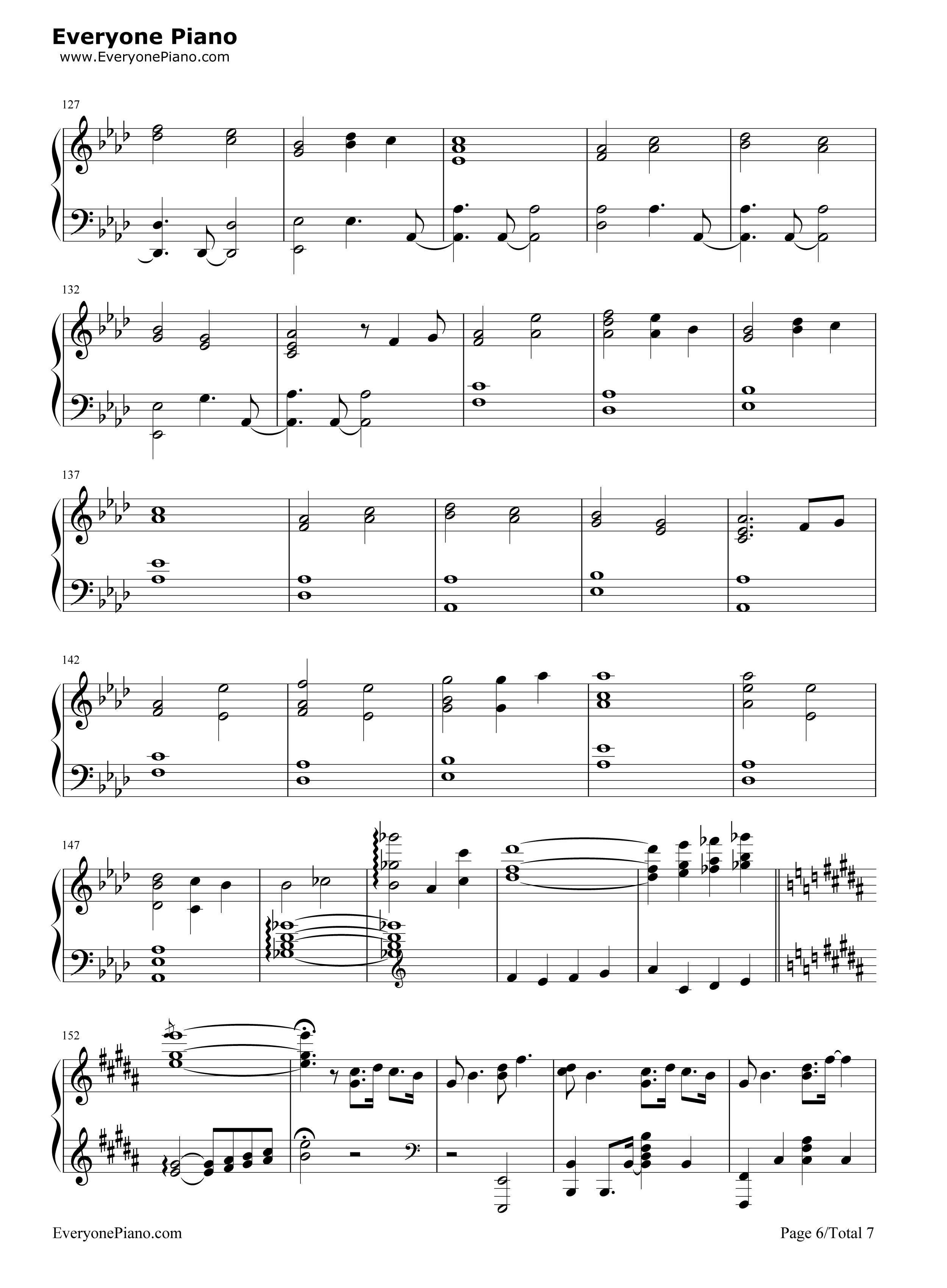 Lemon钢琴谱_米津玄师