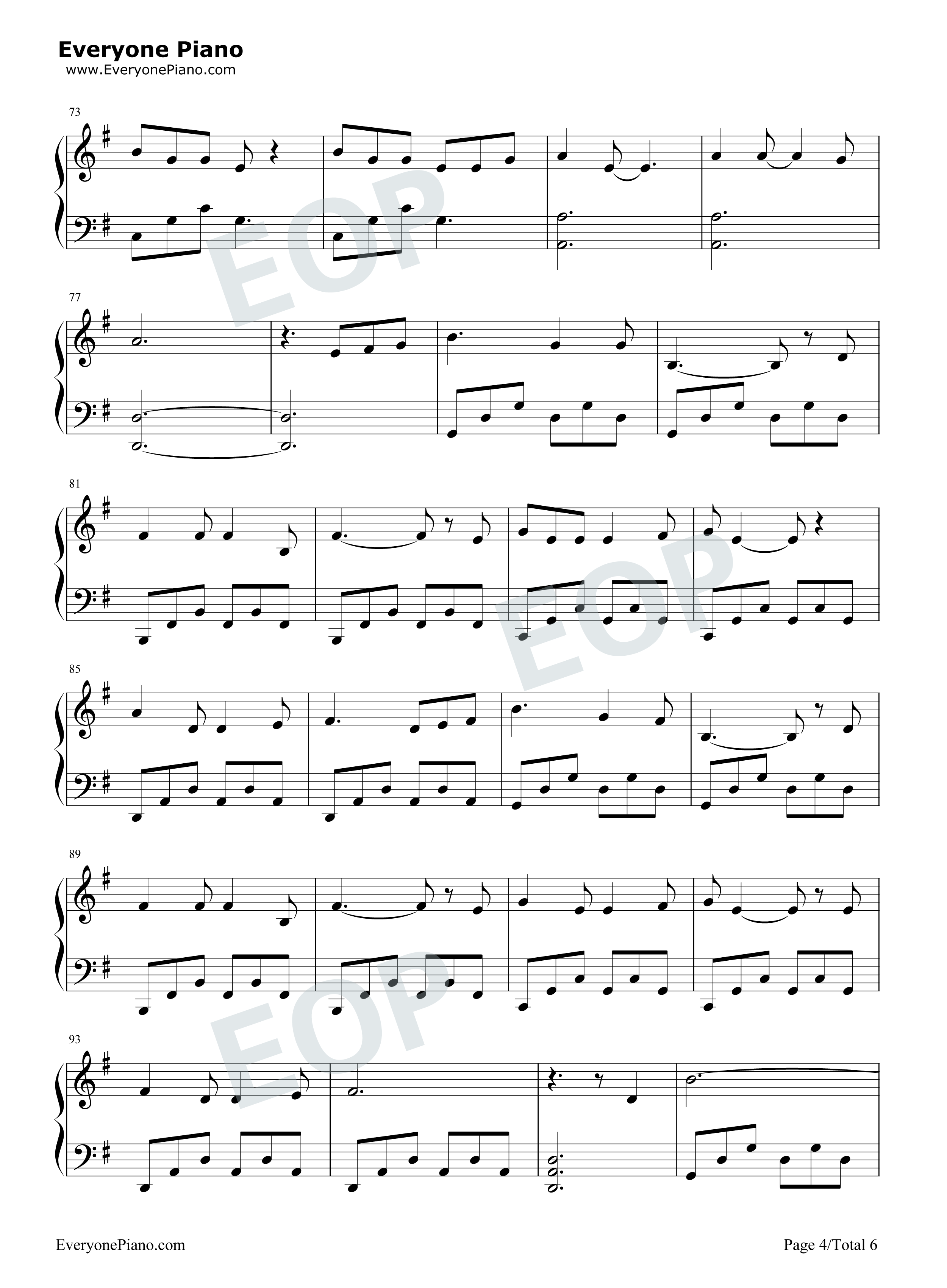 等自己钢琴谱_毛不易_张绍刚