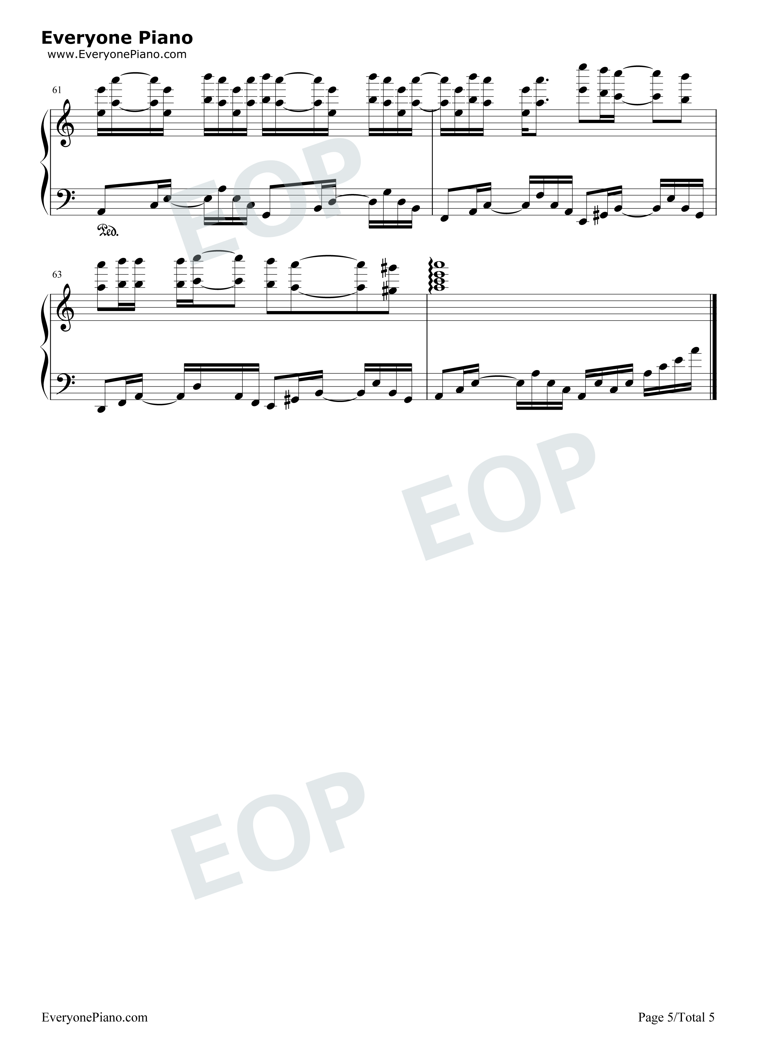 柒月钢琴谱_许嵩