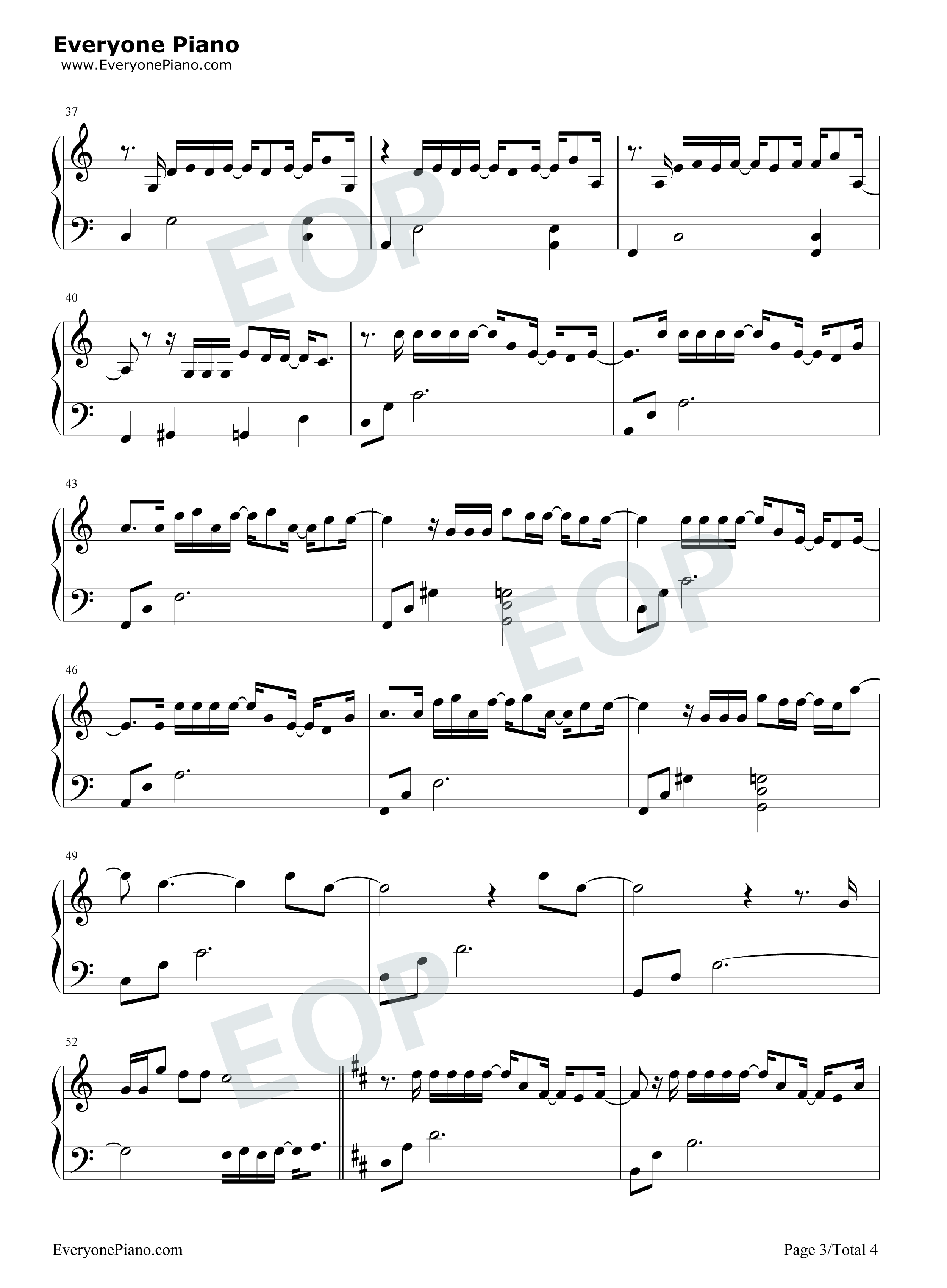 醒来钢琴谱_薛之谦_岳云鹏