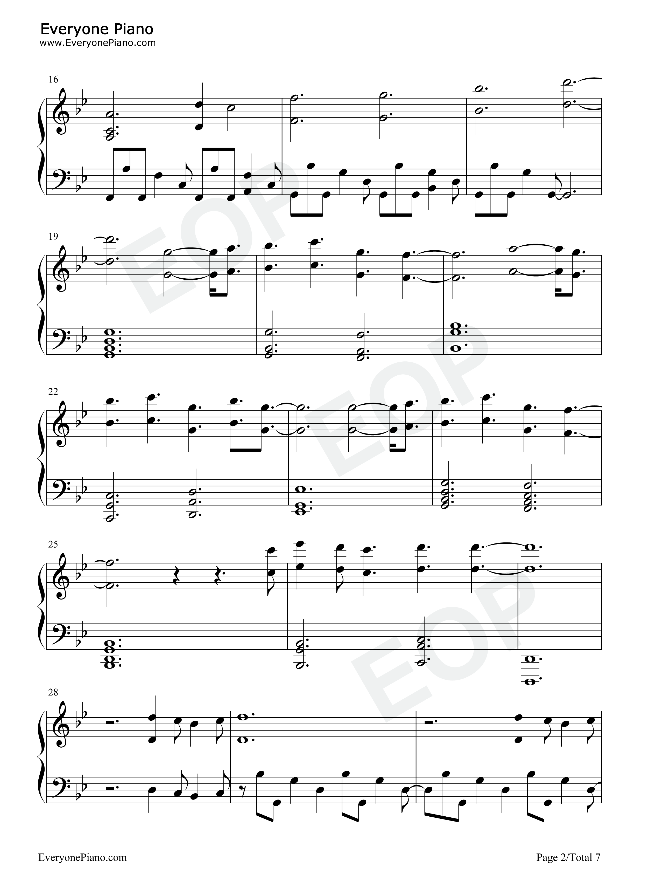 Trampoline钢琴谱_Shaed