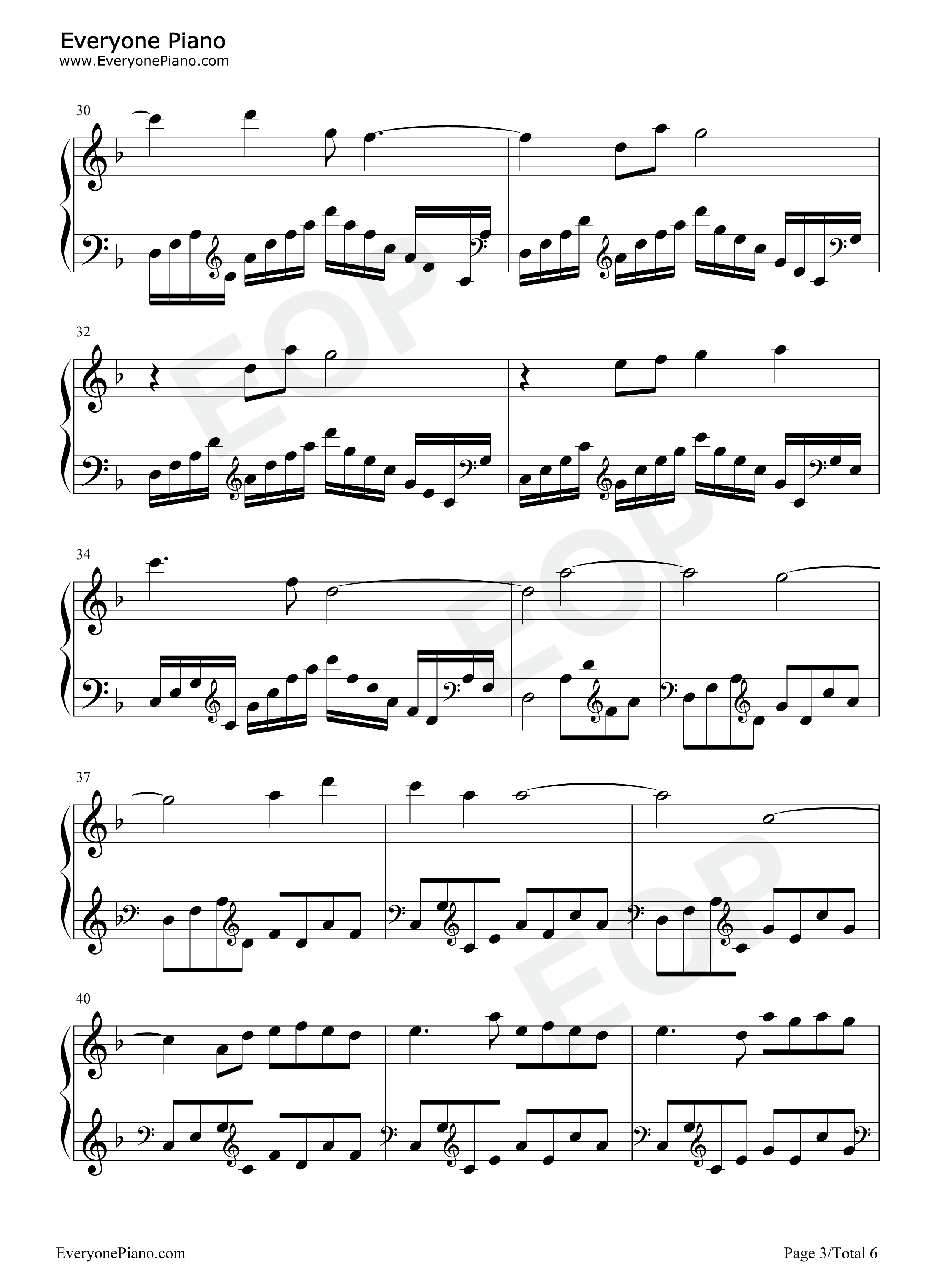 蝶梦花钢琴谱_常思思