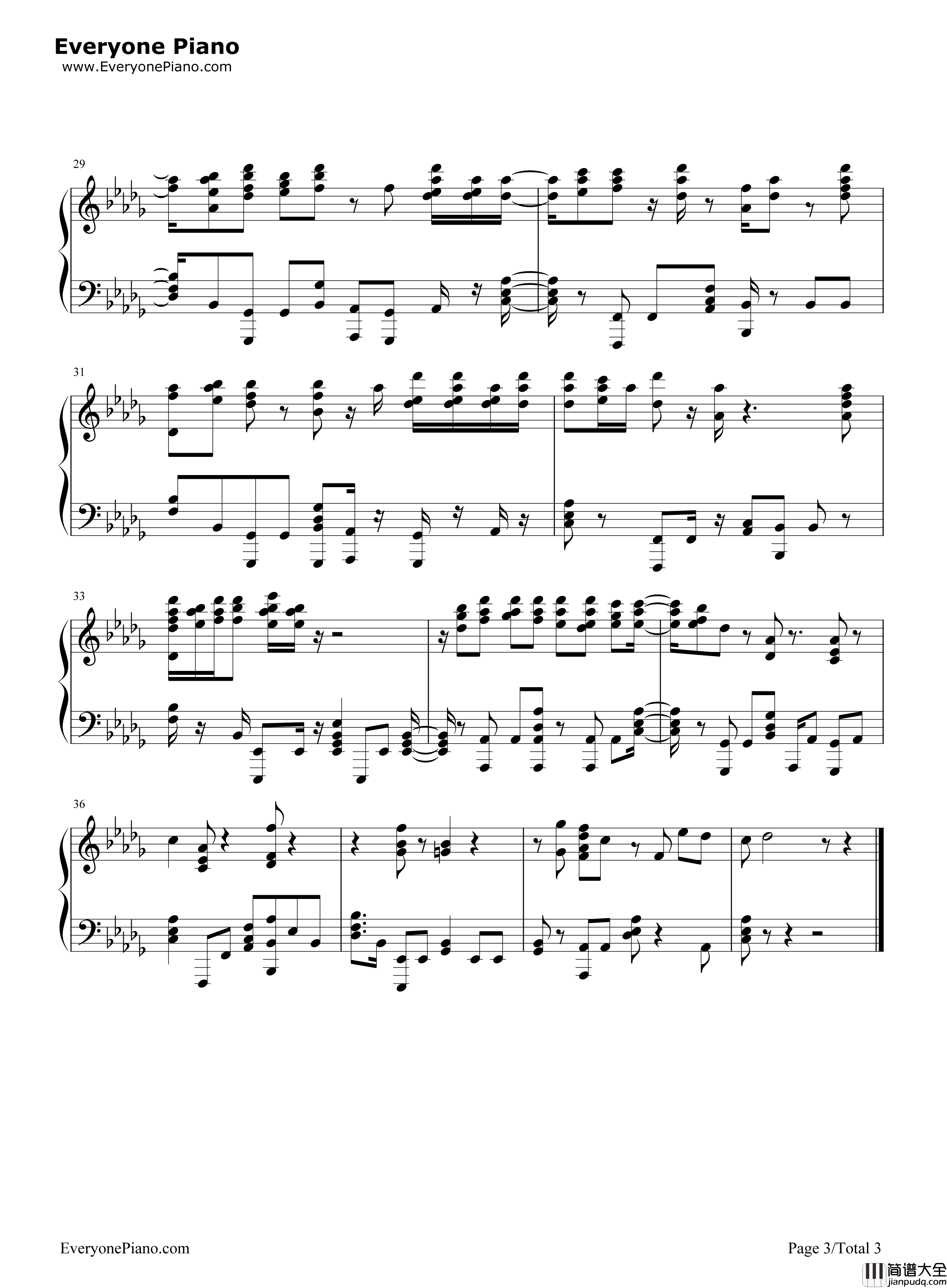 Can't_You_Say钢琴谱_Roys