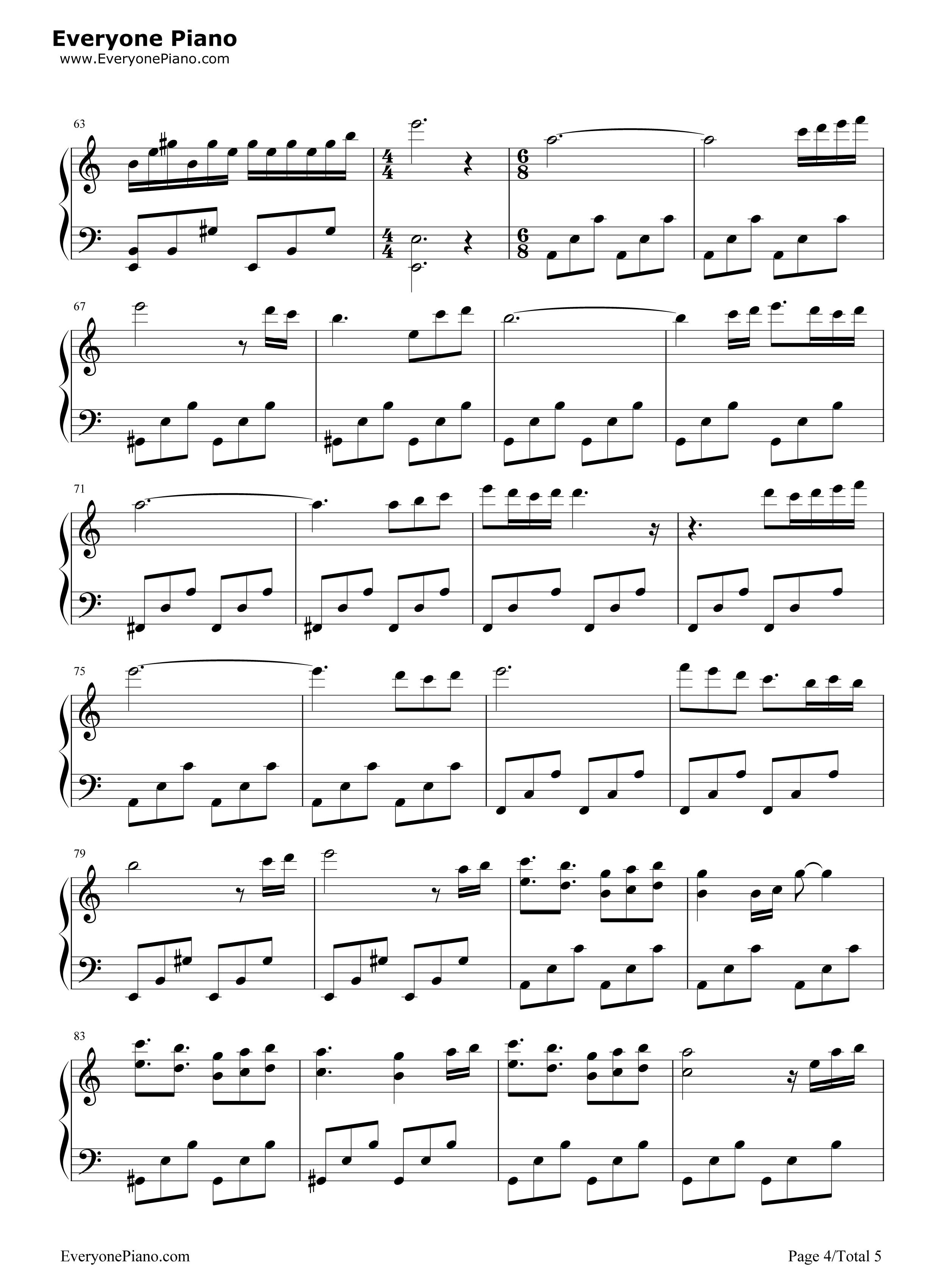 Human钢琴谱_Ken_Arai