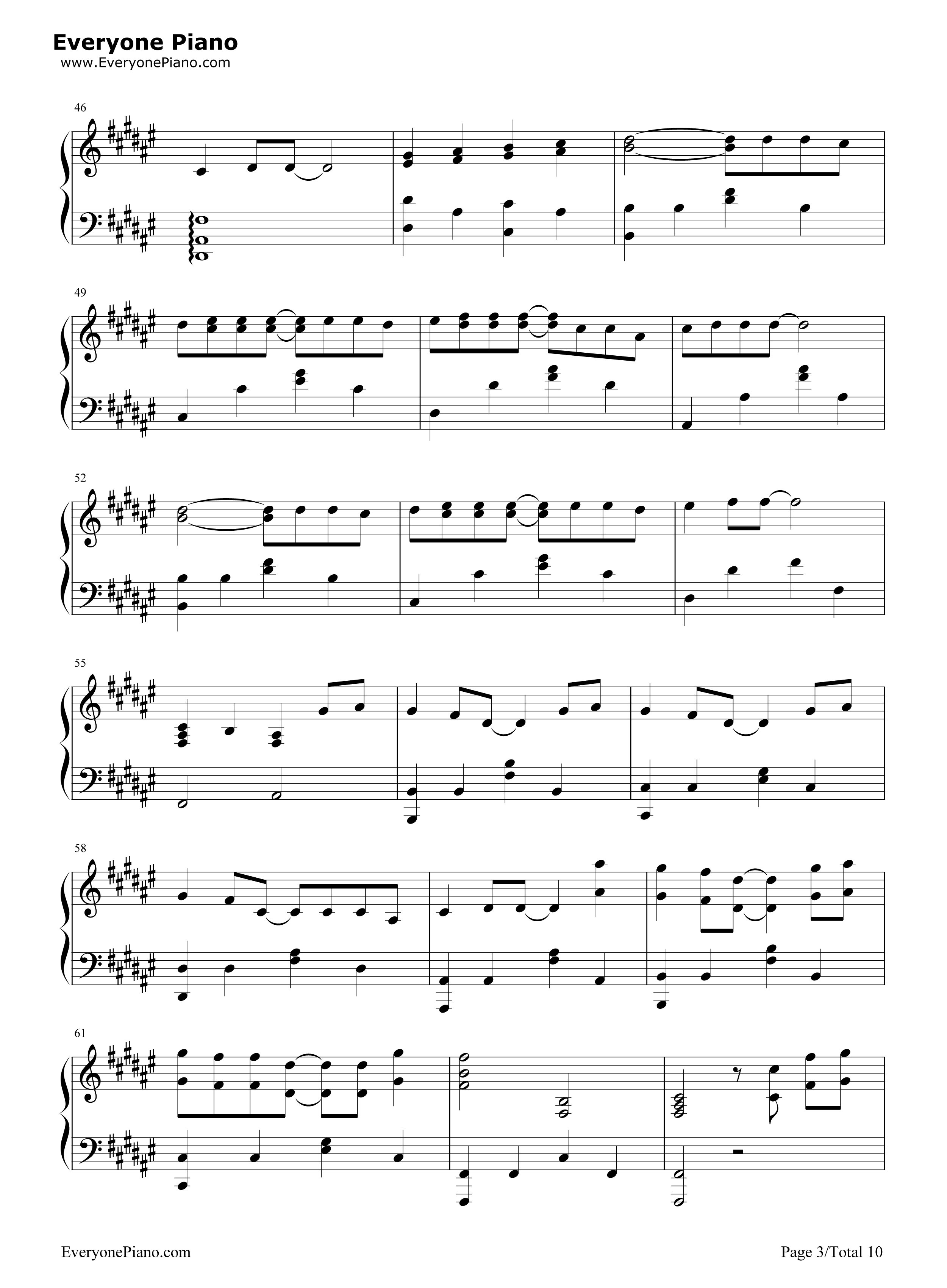 secret_base~你给我的所有~钢琴谱_ZONE