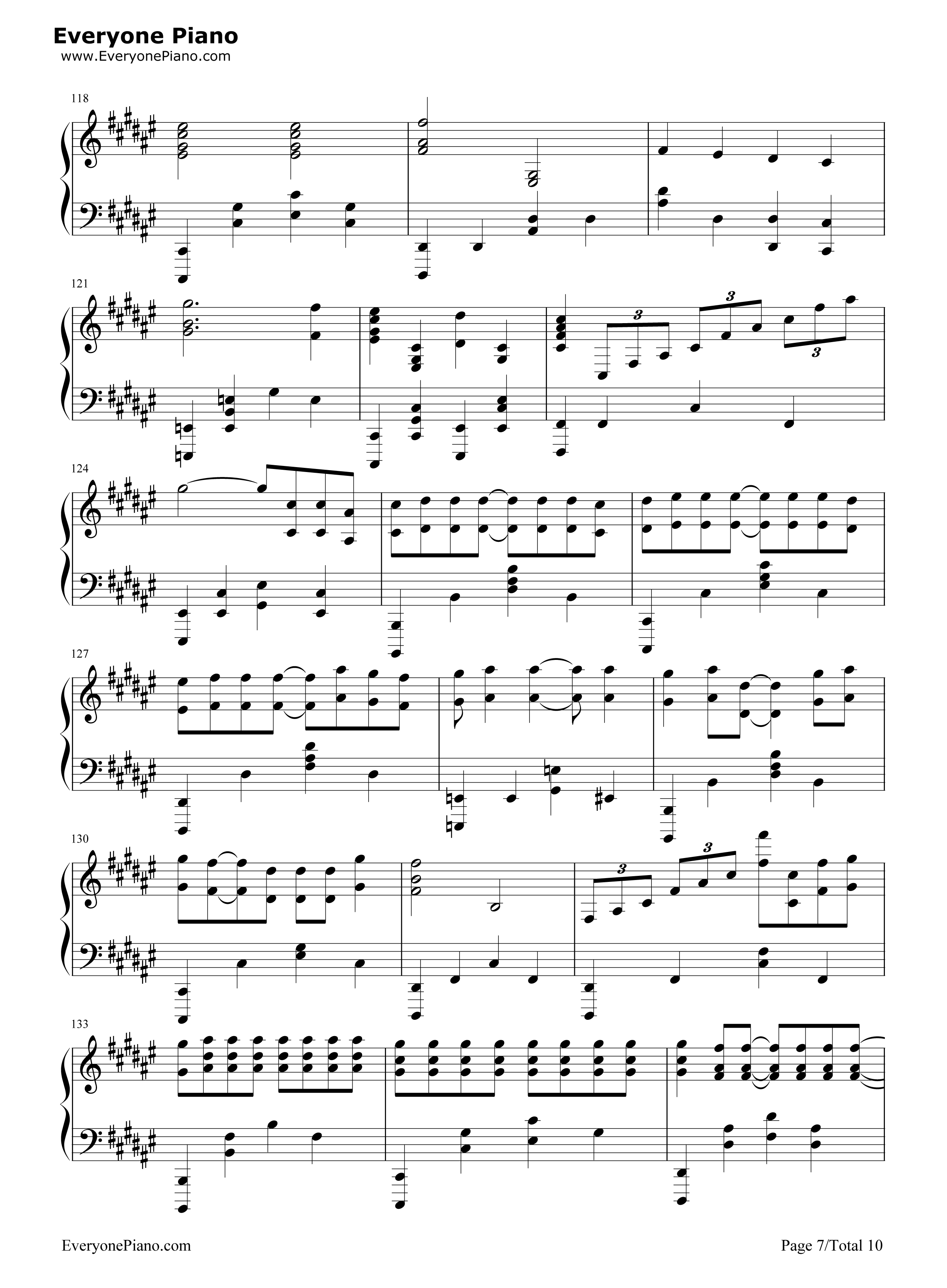 secret_base~你给我的所有~钢琴谱_ZONE