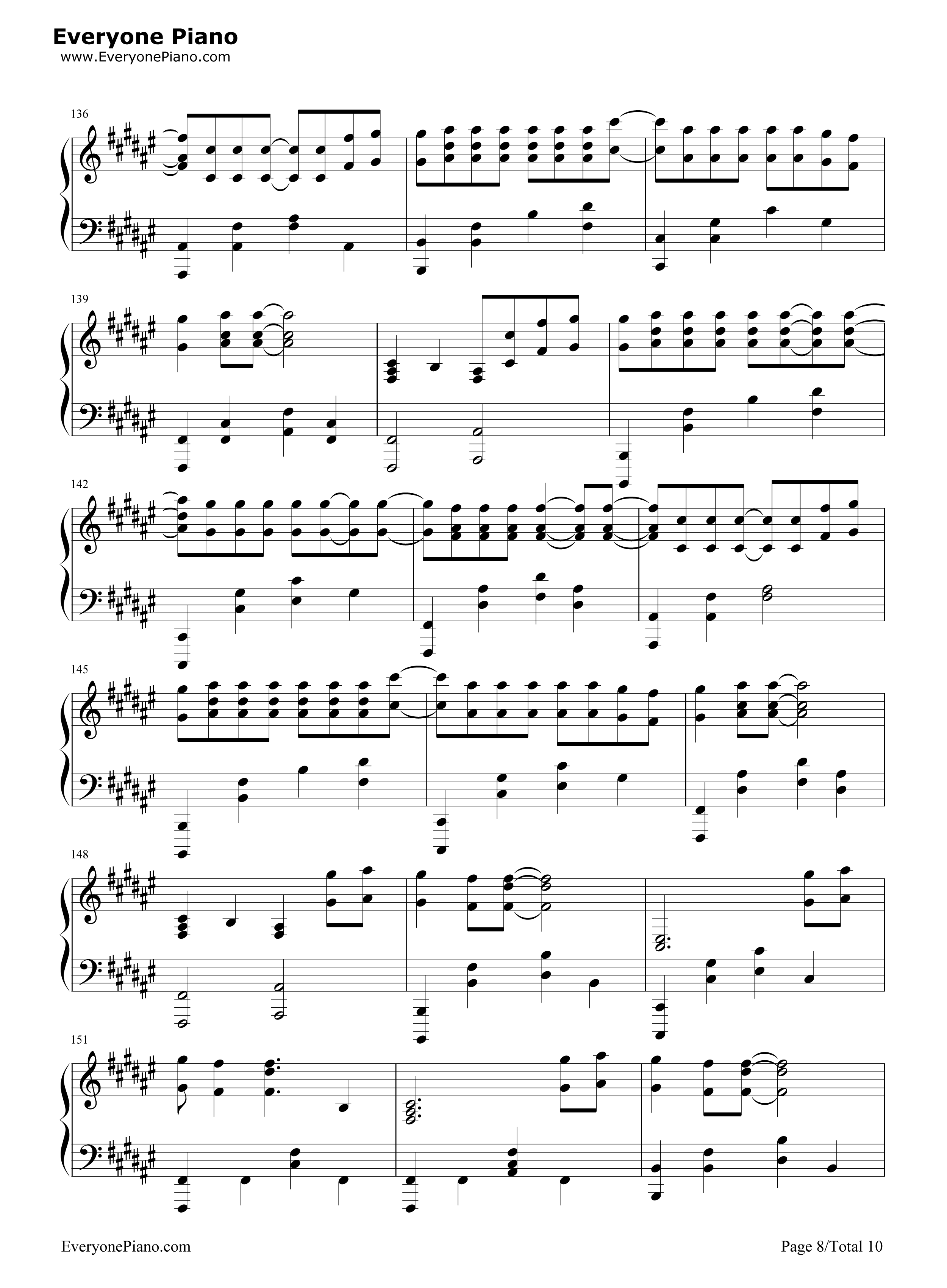 secret_base~你给我的所有~钢琴谱_ZONE