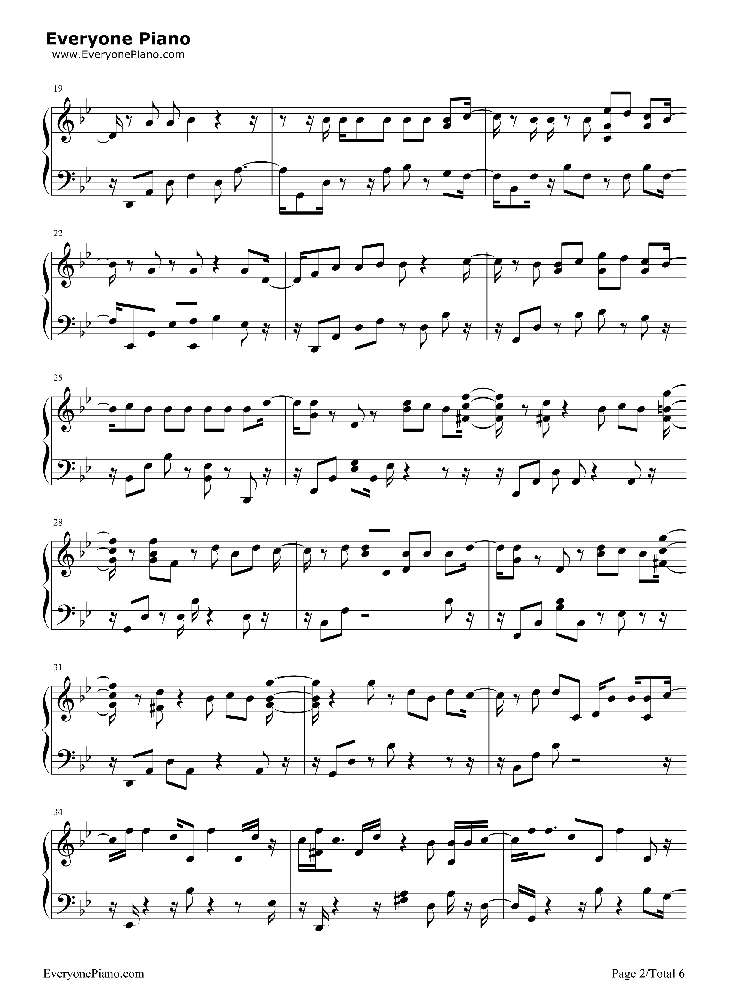 梦回暮夜钢琴谱_EXO