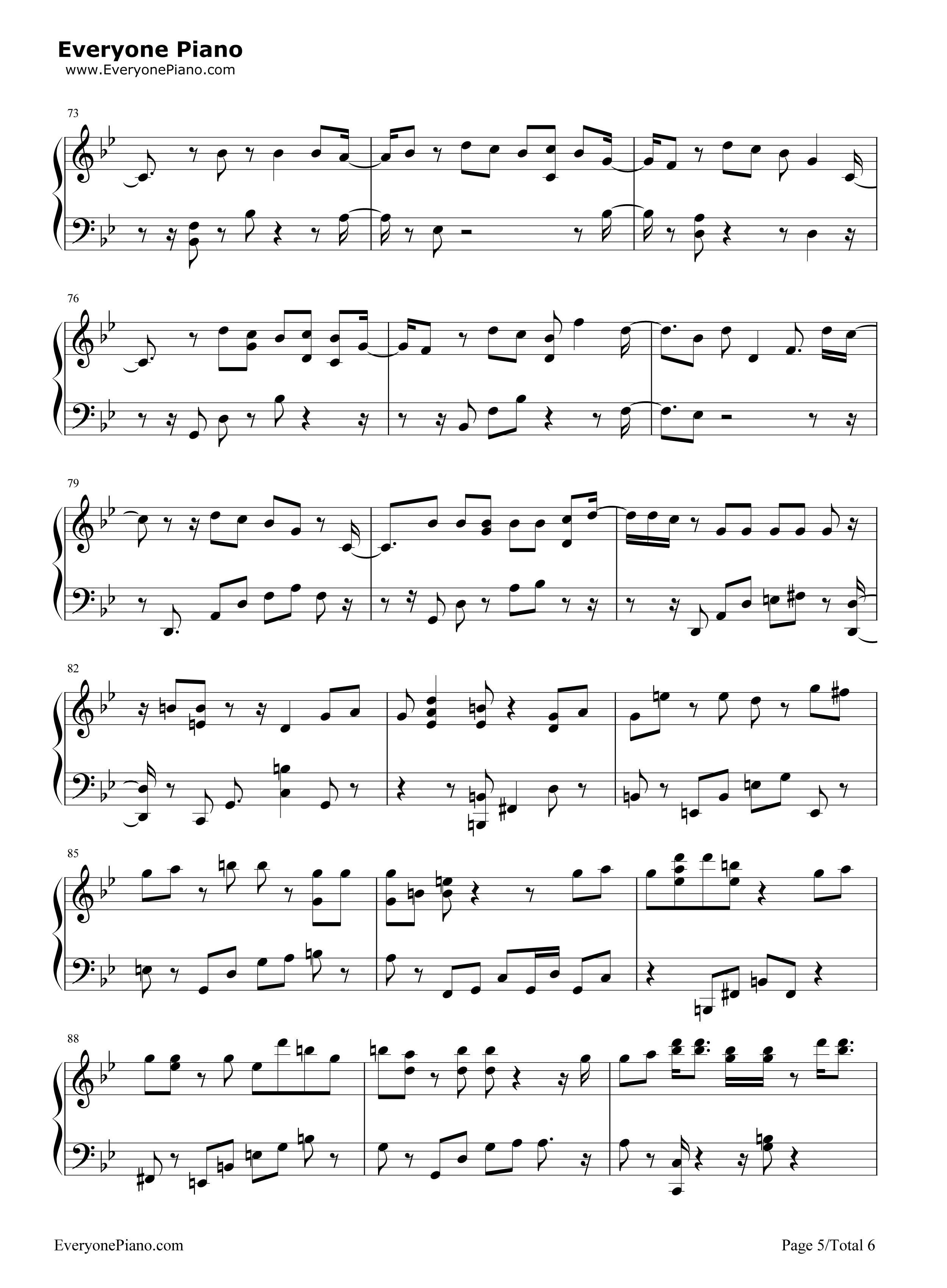 梦回暮夜钢琴谱_EXO