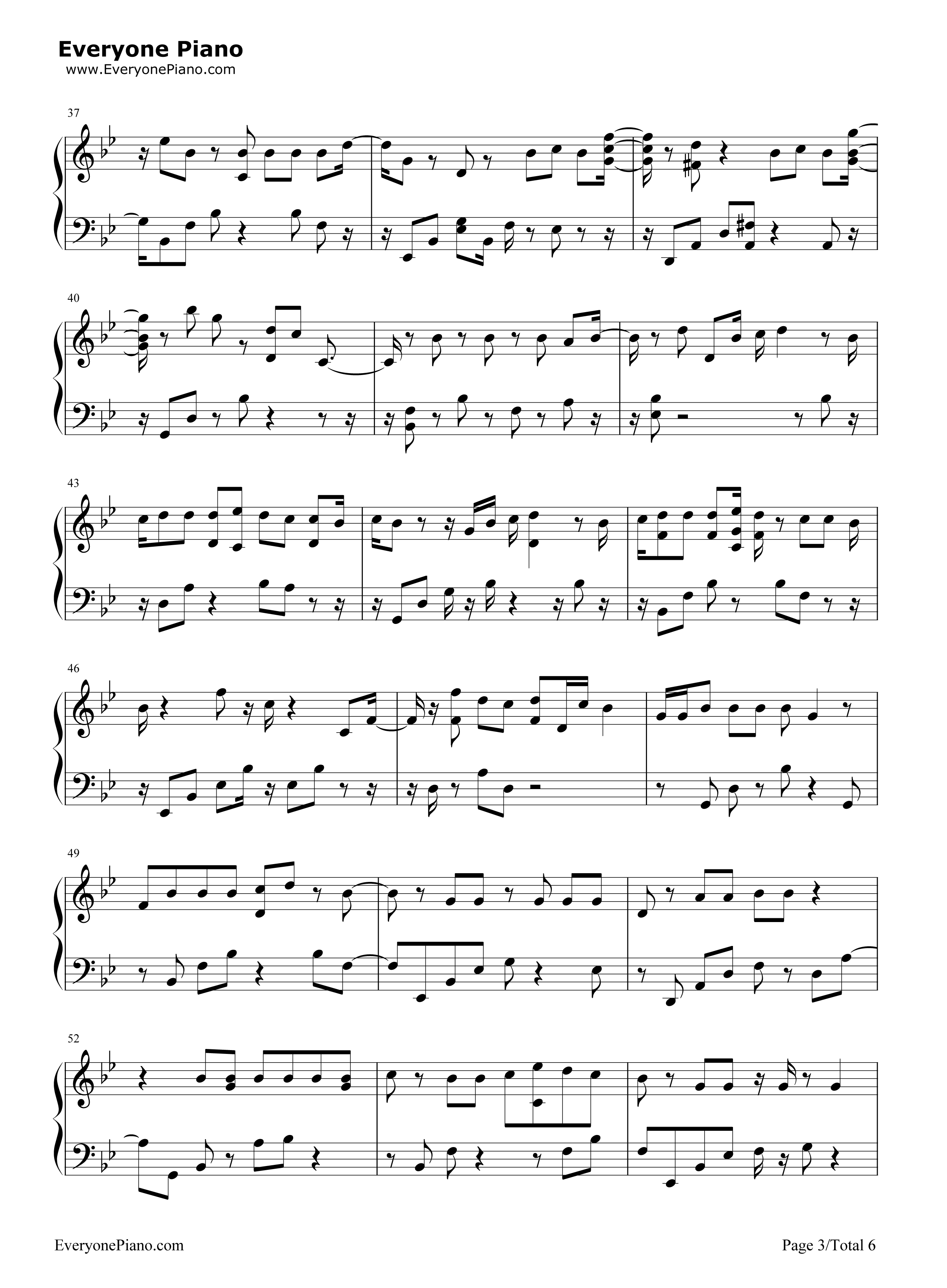 梦回暮夜钢琴谱_EXO