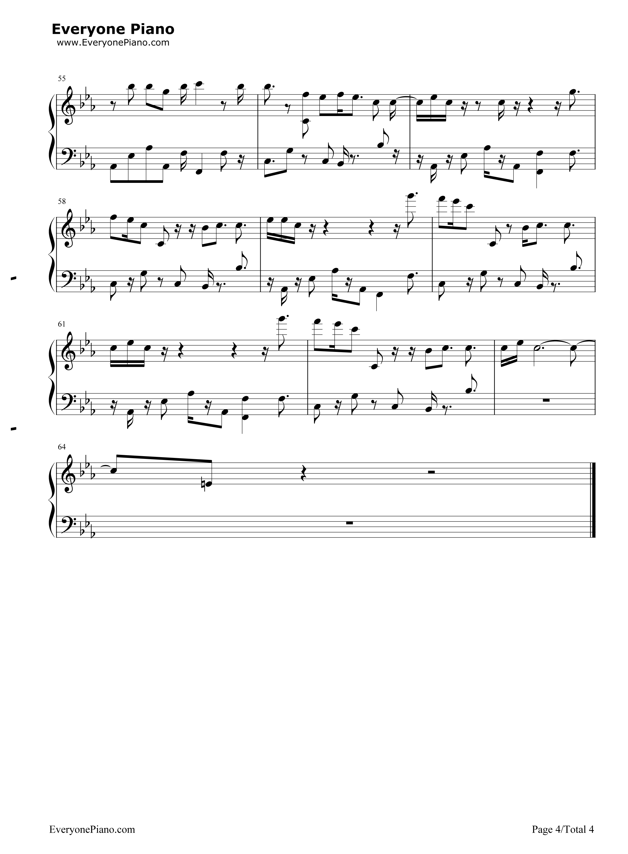 Chillin'_Like_a_Villain钢琴谱_Sofia_Carson_Cameron_Boyce_Booboo_Stewart_Mitchell_Hope