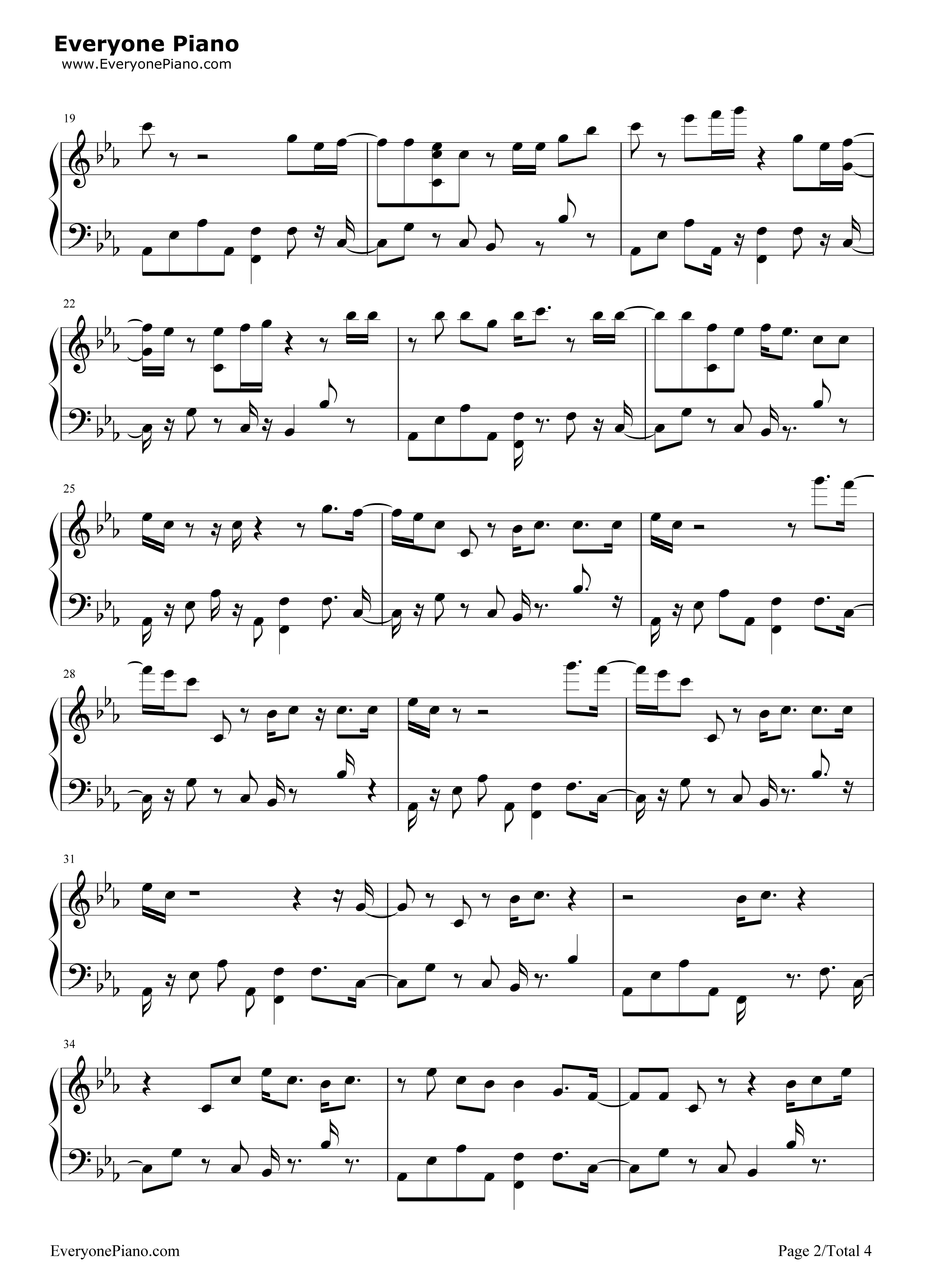 Chillin'_Like_a_Villain钢琴谱_Sofia_Carson_Cameron_Boyce_Booboo_Stewart_Mitchell_Hope