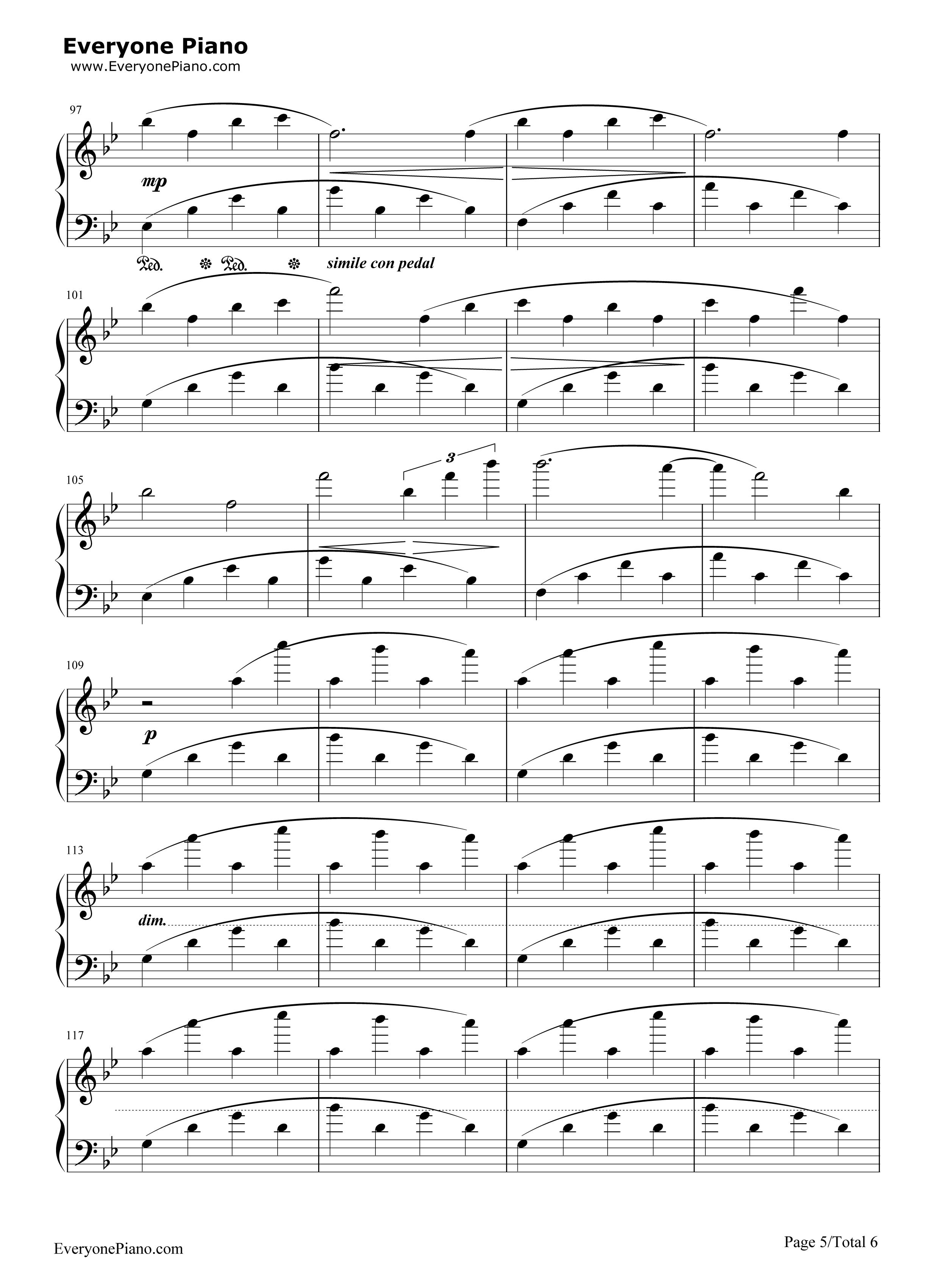 THE_END钢琴谱_松枝贺子