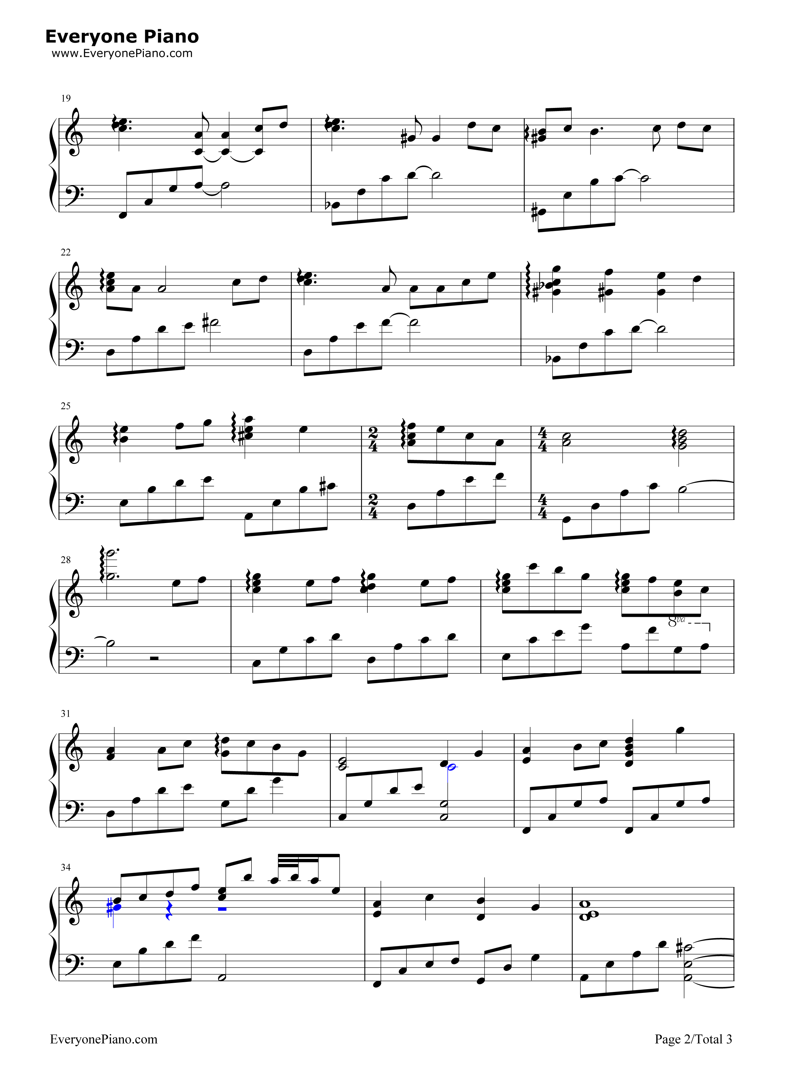 有哉と美月钢琴谱_中西亮辅