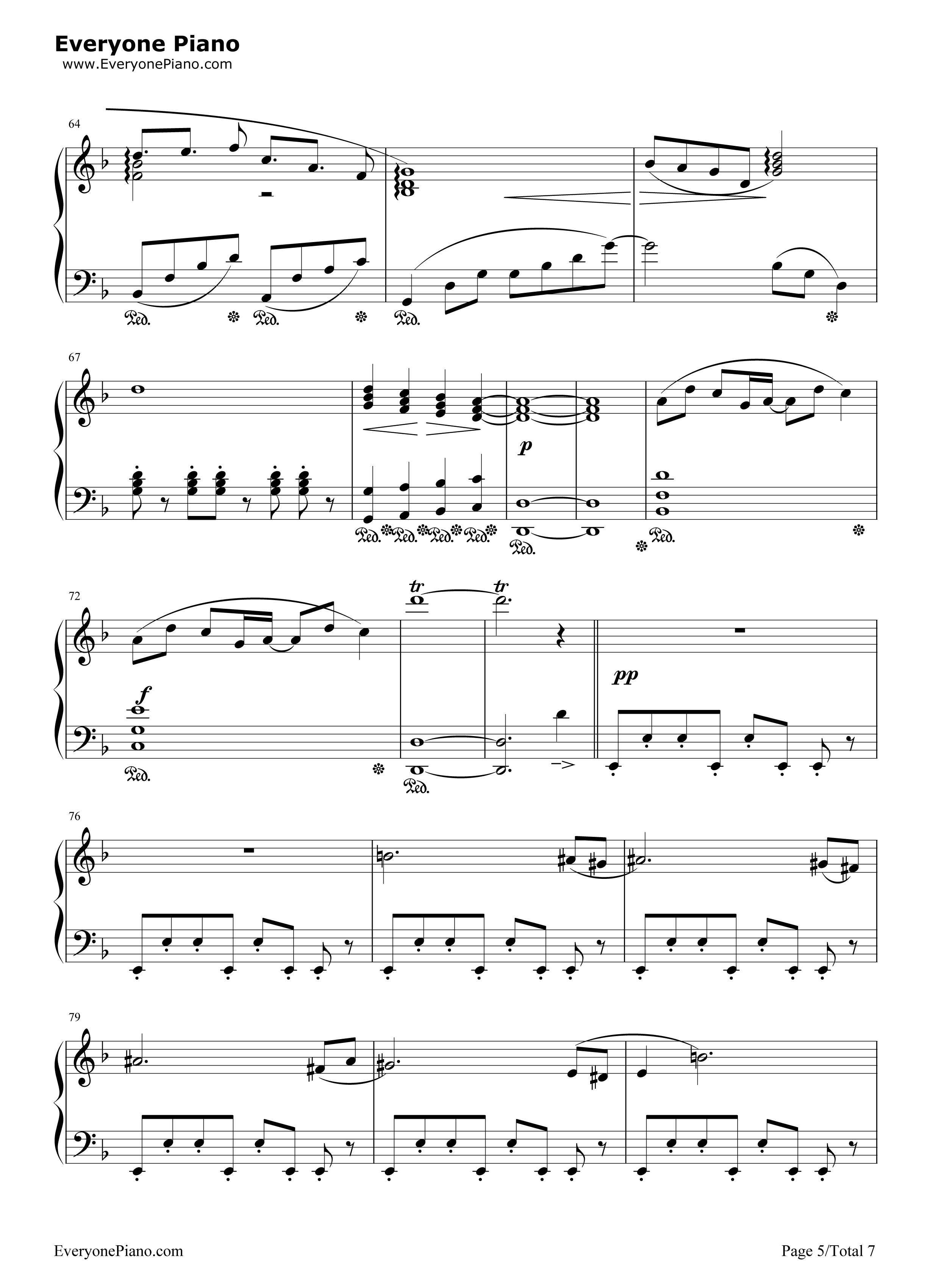 The_Man_With_The_Machine_Gun钢琴谱_植松伸夫