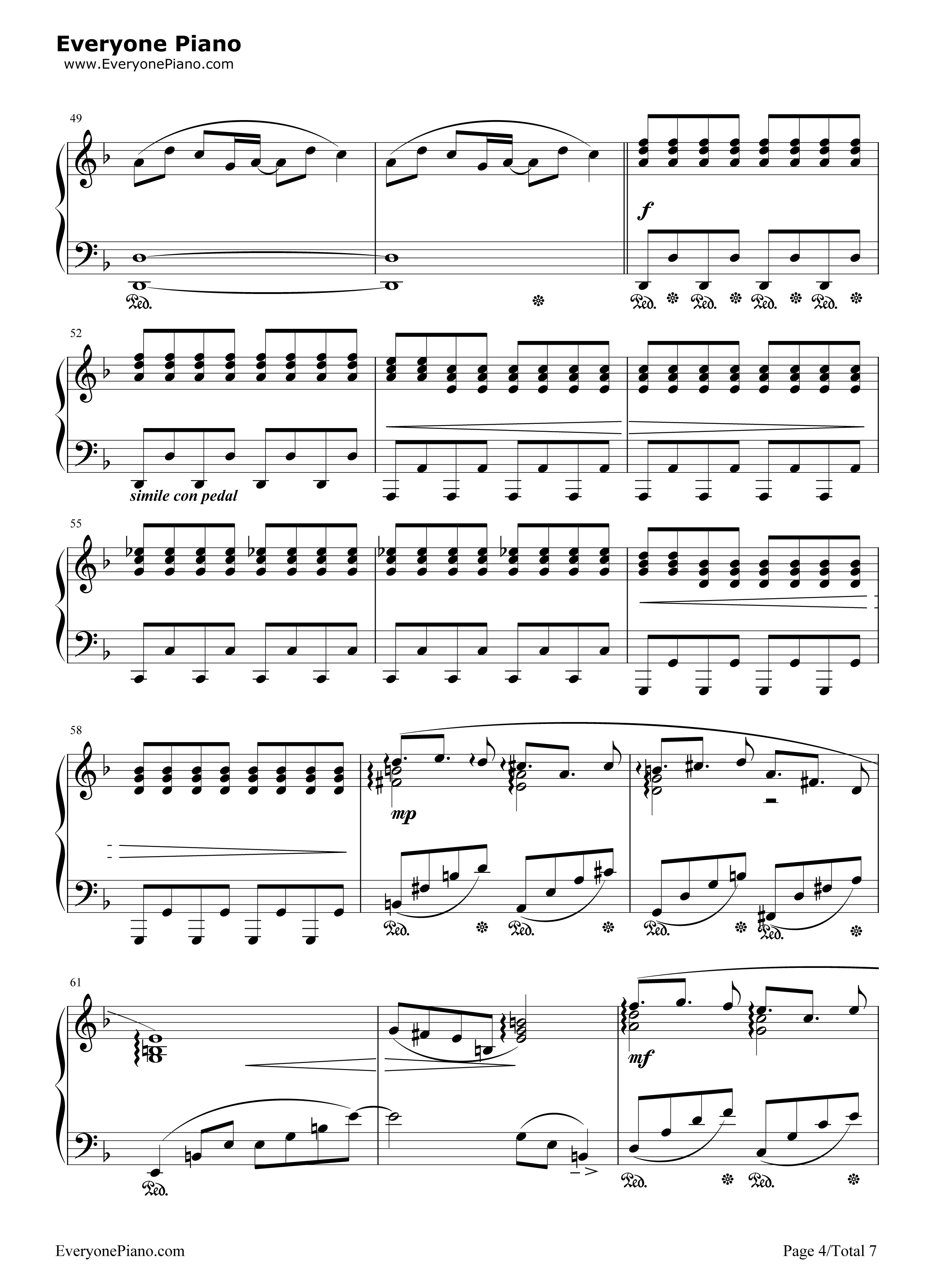 The_Man_With_The_Machine_Gun钢琴谱_植松伸夫