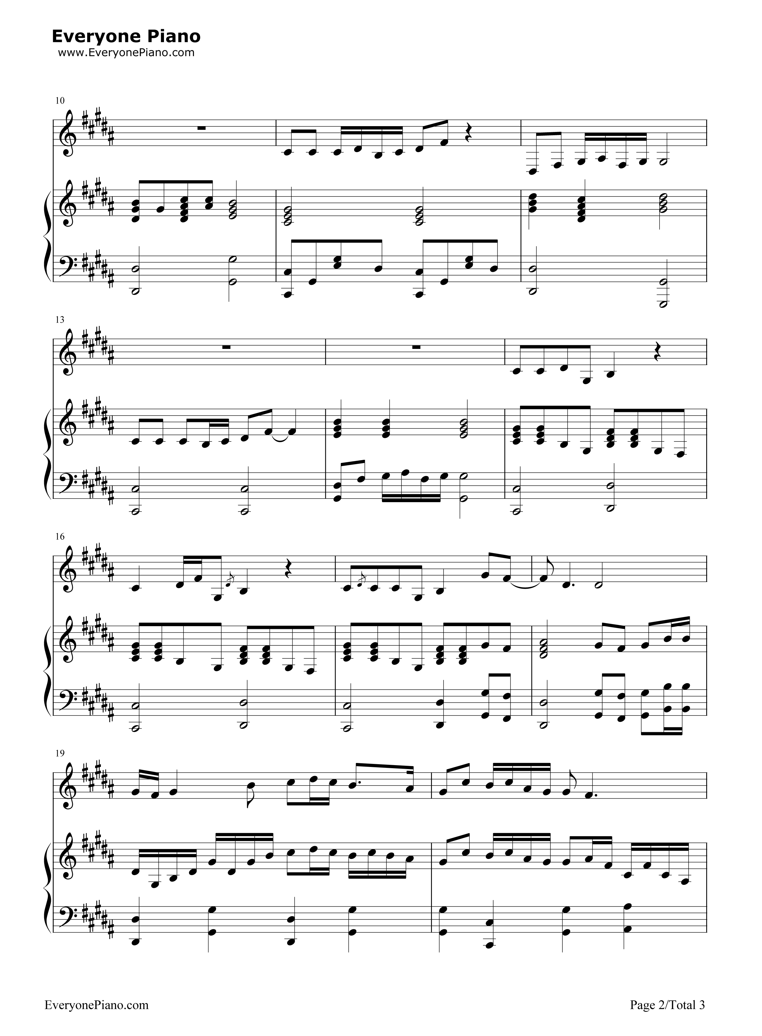 滚滚长江东逝水钢琴谱_杨洪基