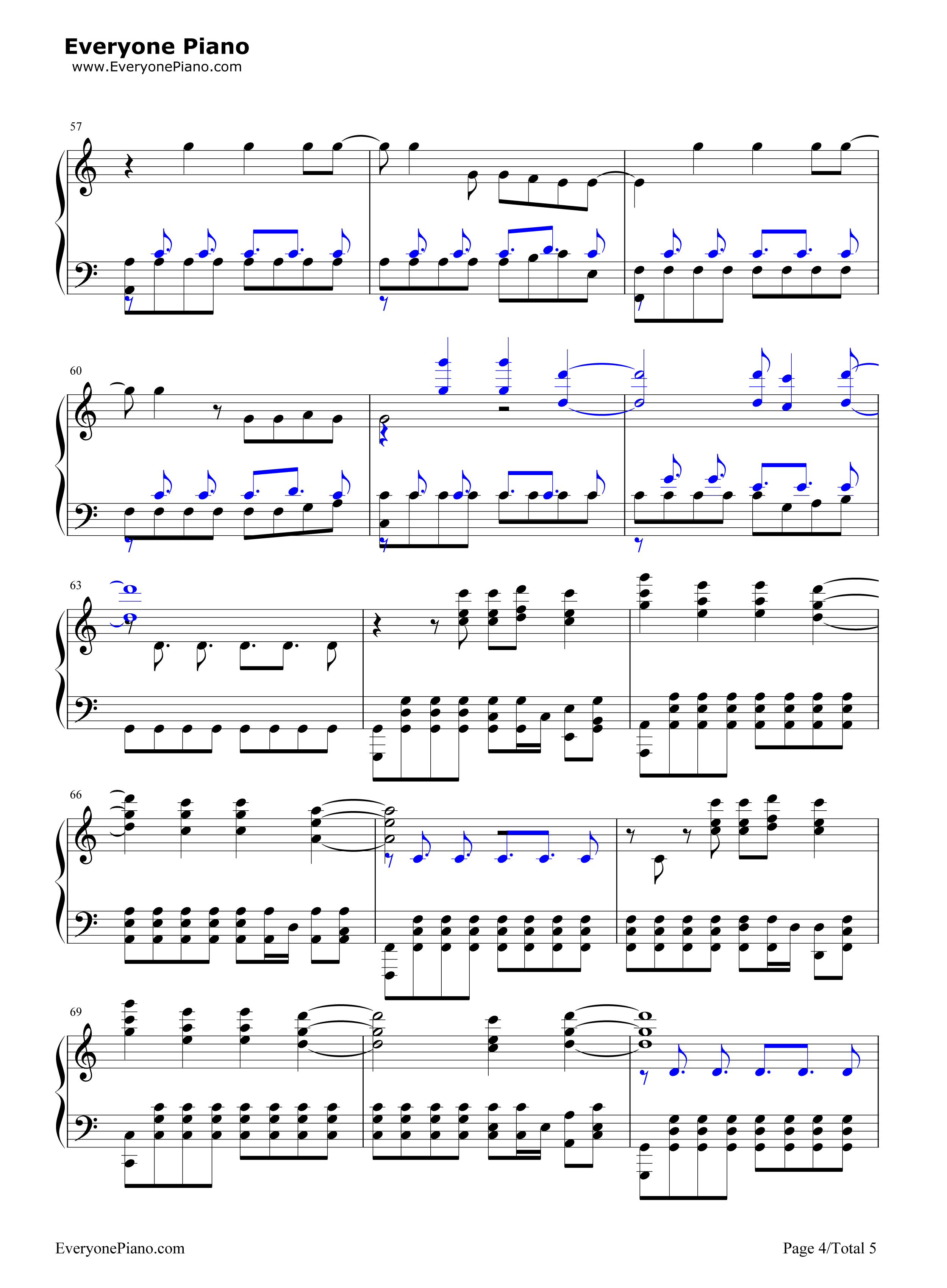 勇敢的我钢琴谱_金志文