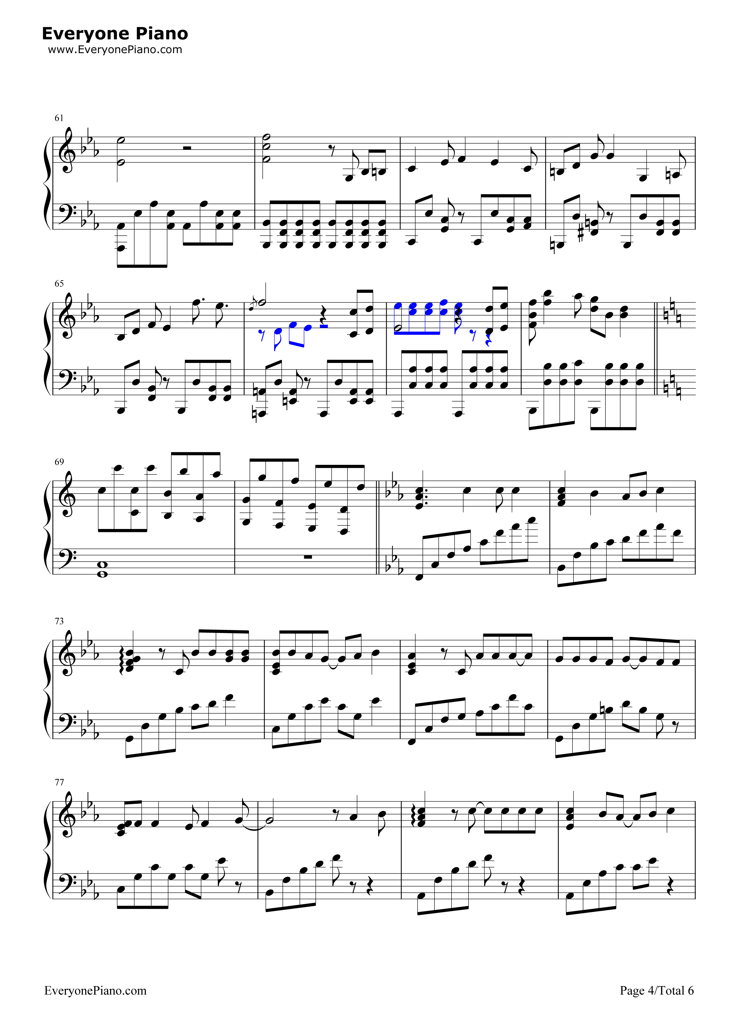 渐渐被你吸引钢琴谱_FIELD_OF_VIEW