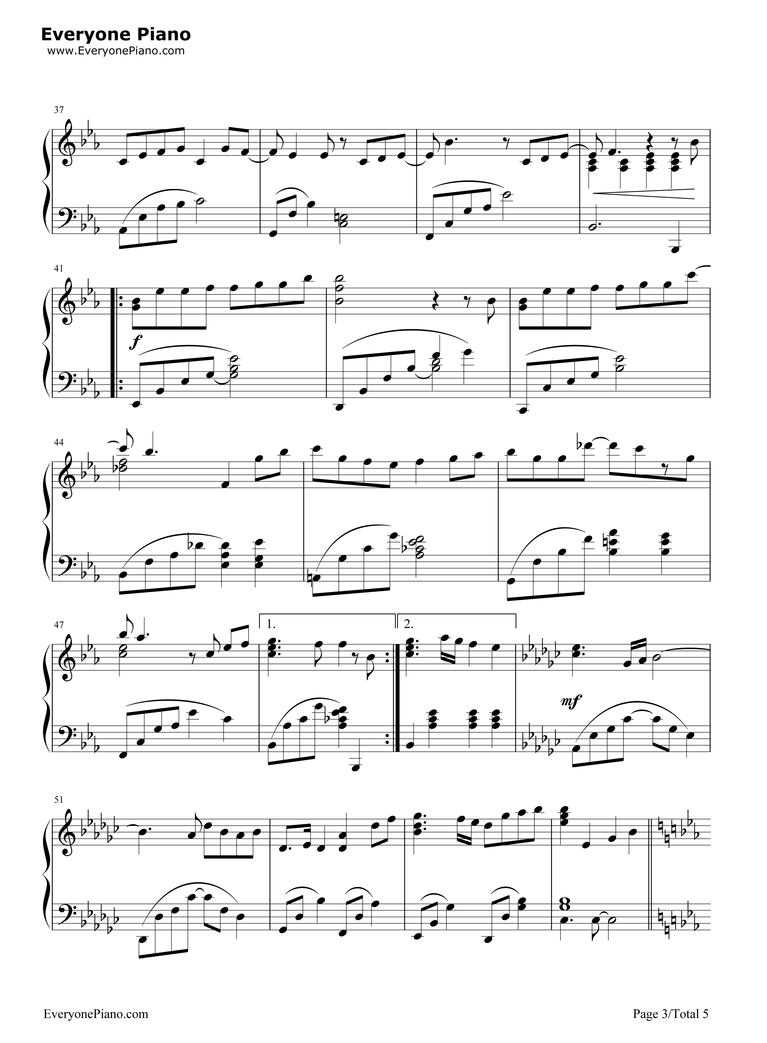 浮生未歇钢琴谱_HITA_音频怪物