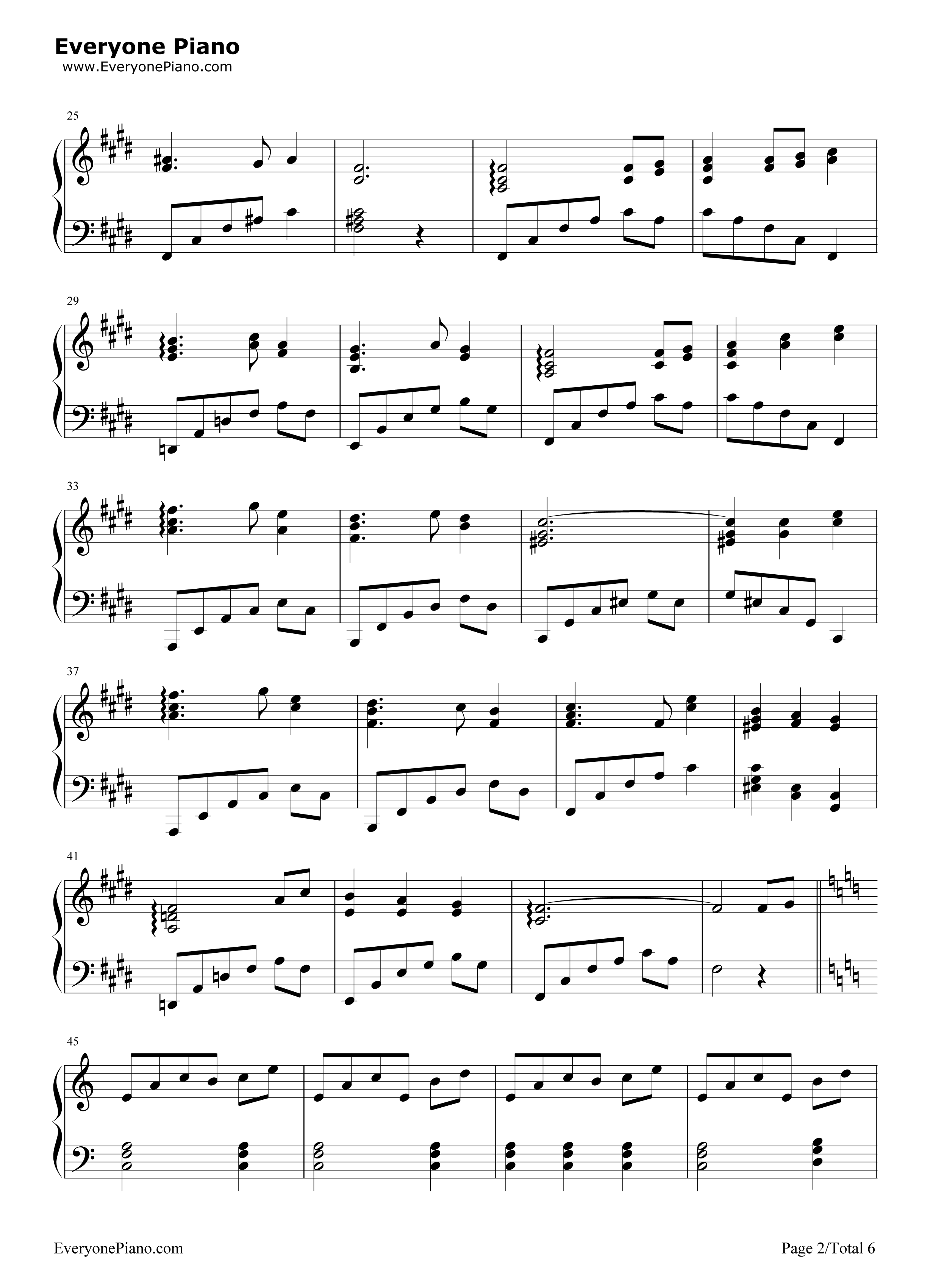 廃狱ララバイ钢琴谱_东方Project