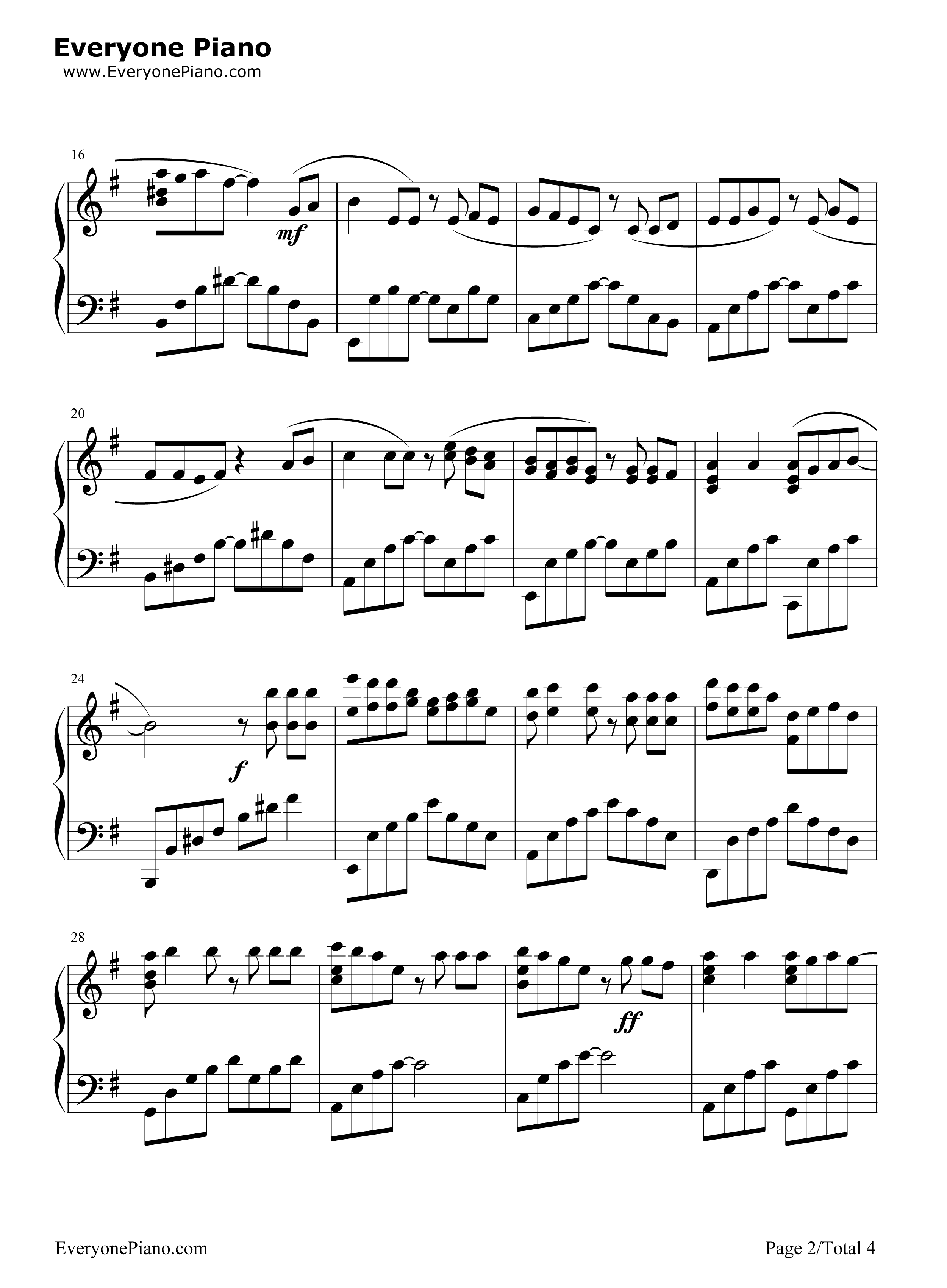 只要有你钢琴谱_孙楠_那英