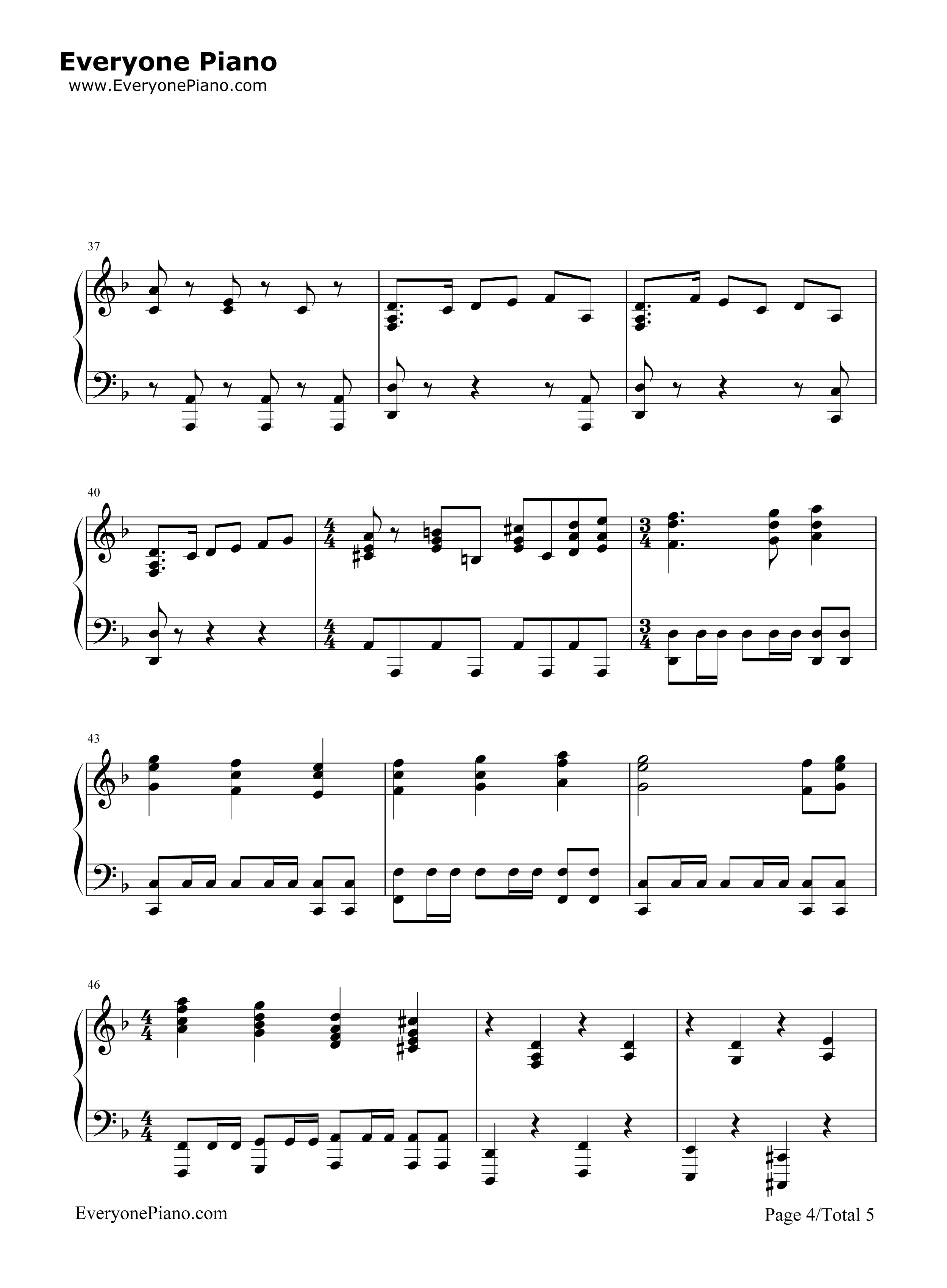 The_Medallion_Calls钢琴谱_Hans_Zimmer