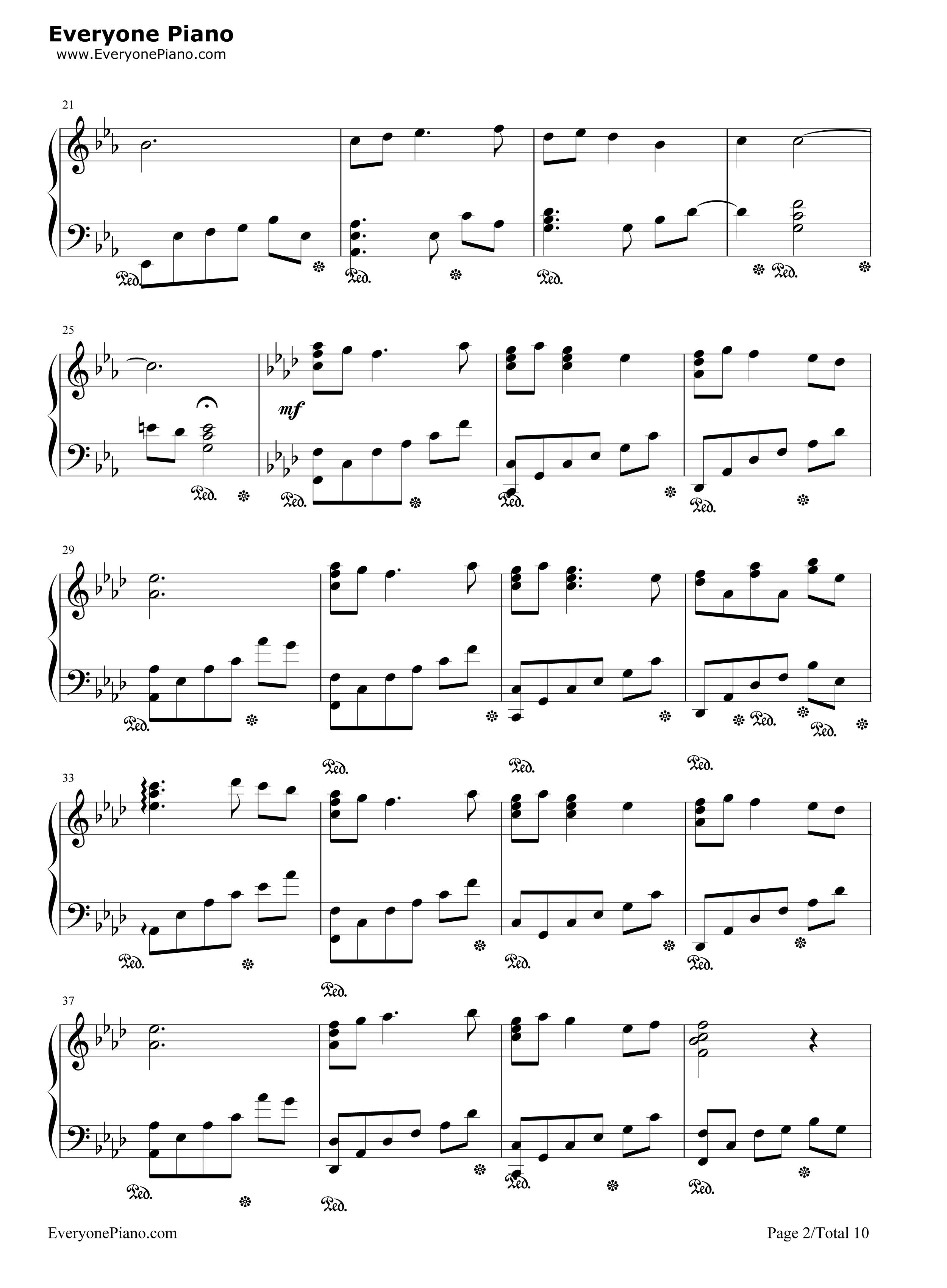 Everytime_You_Kissed_Me钢琴谱_Emily_Bindiger