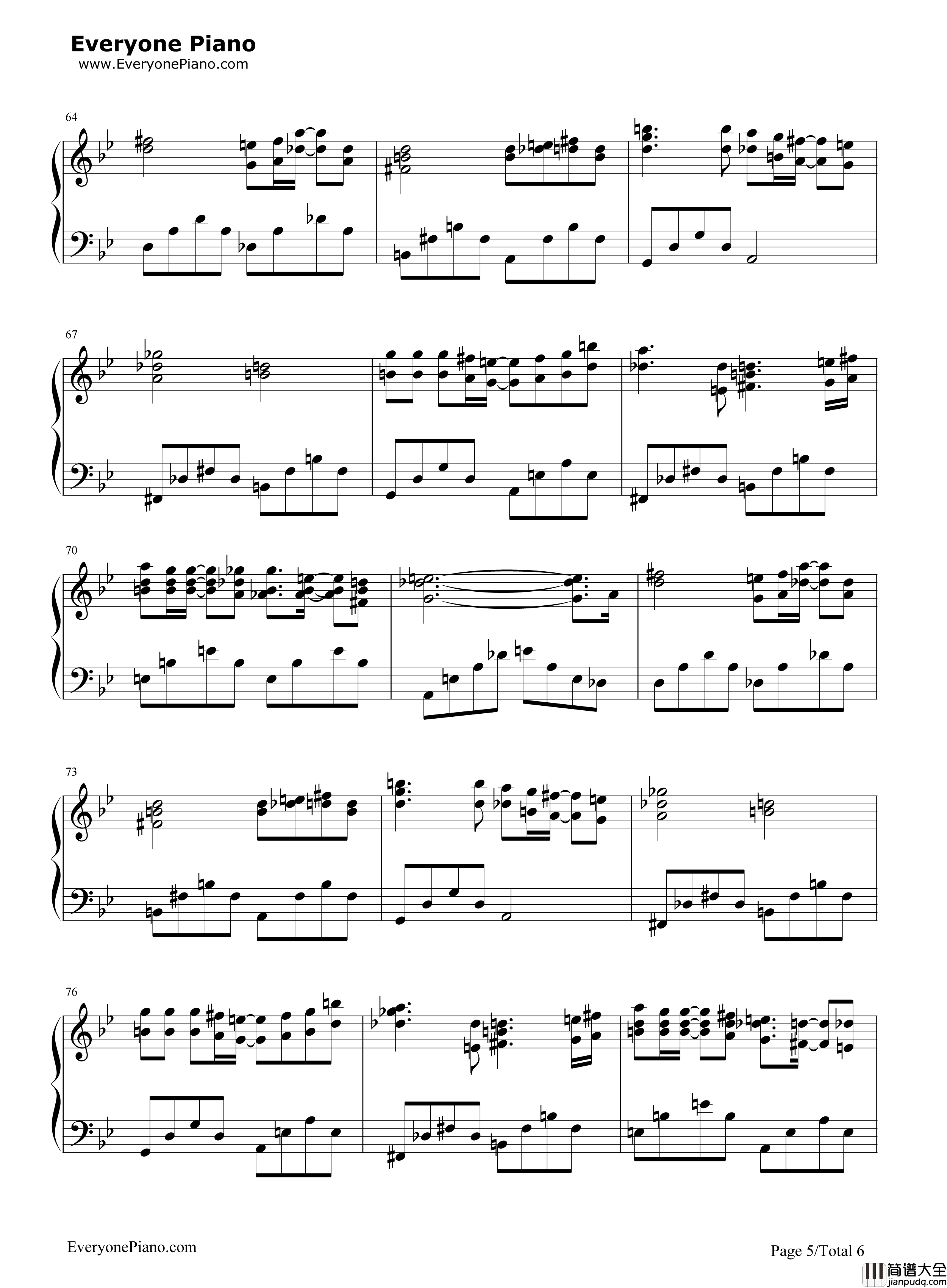 许愿钢琴谱_梁咏琪_古巨基