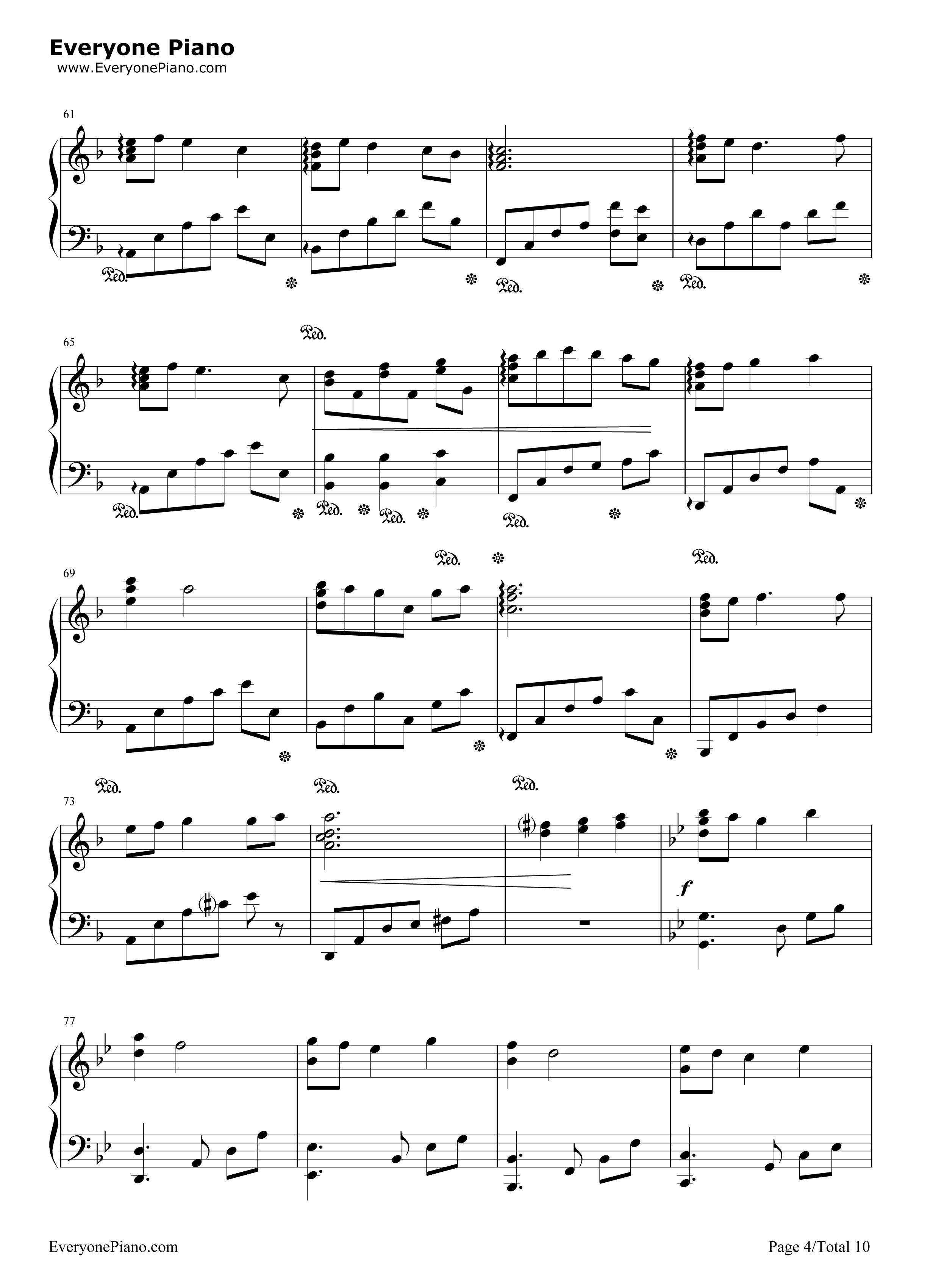 Everytime_You_Kissed_Me钢琴谱_Emily_Bindiger