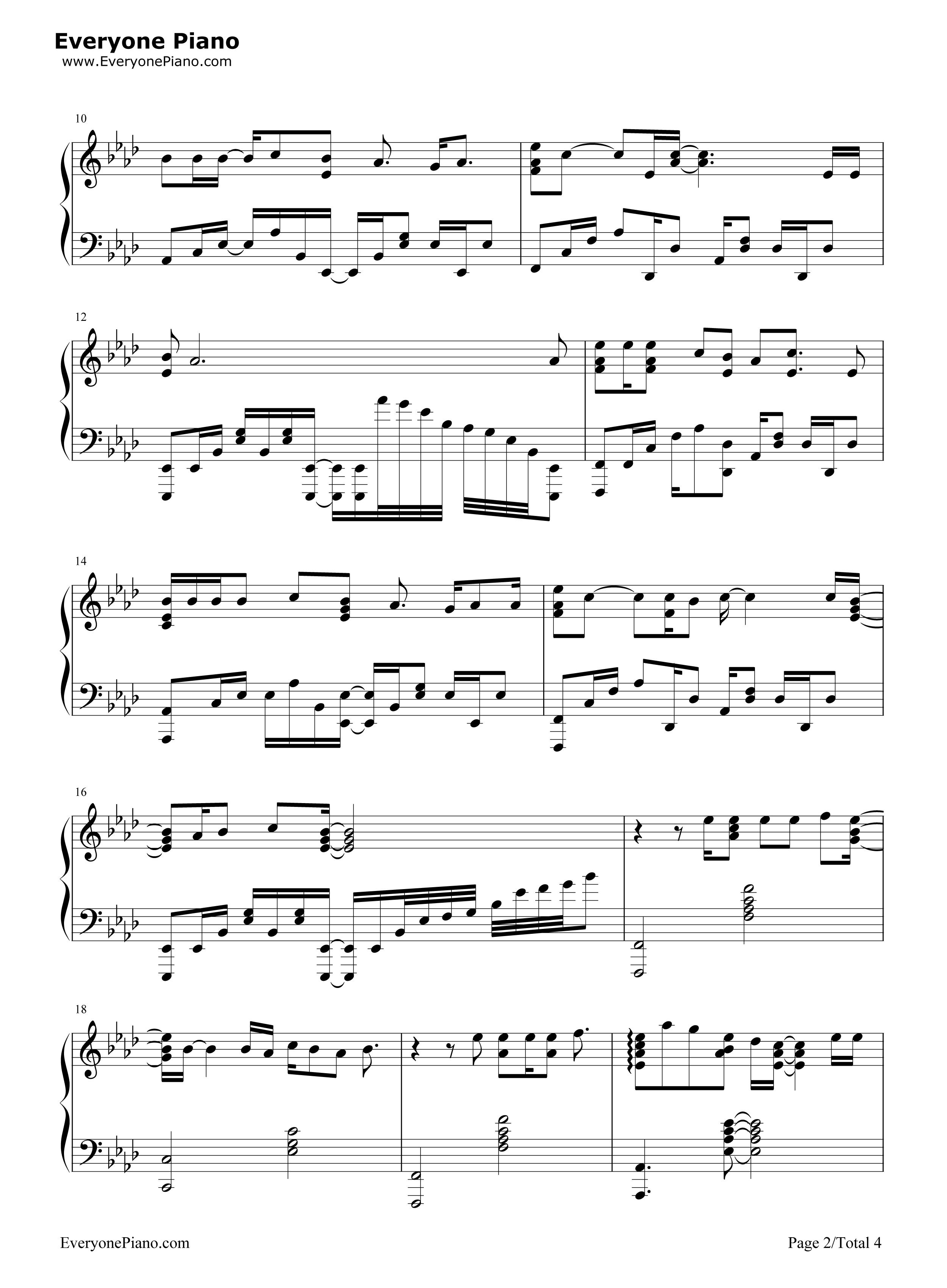 Brave_Shine钢琴谱_Aimer