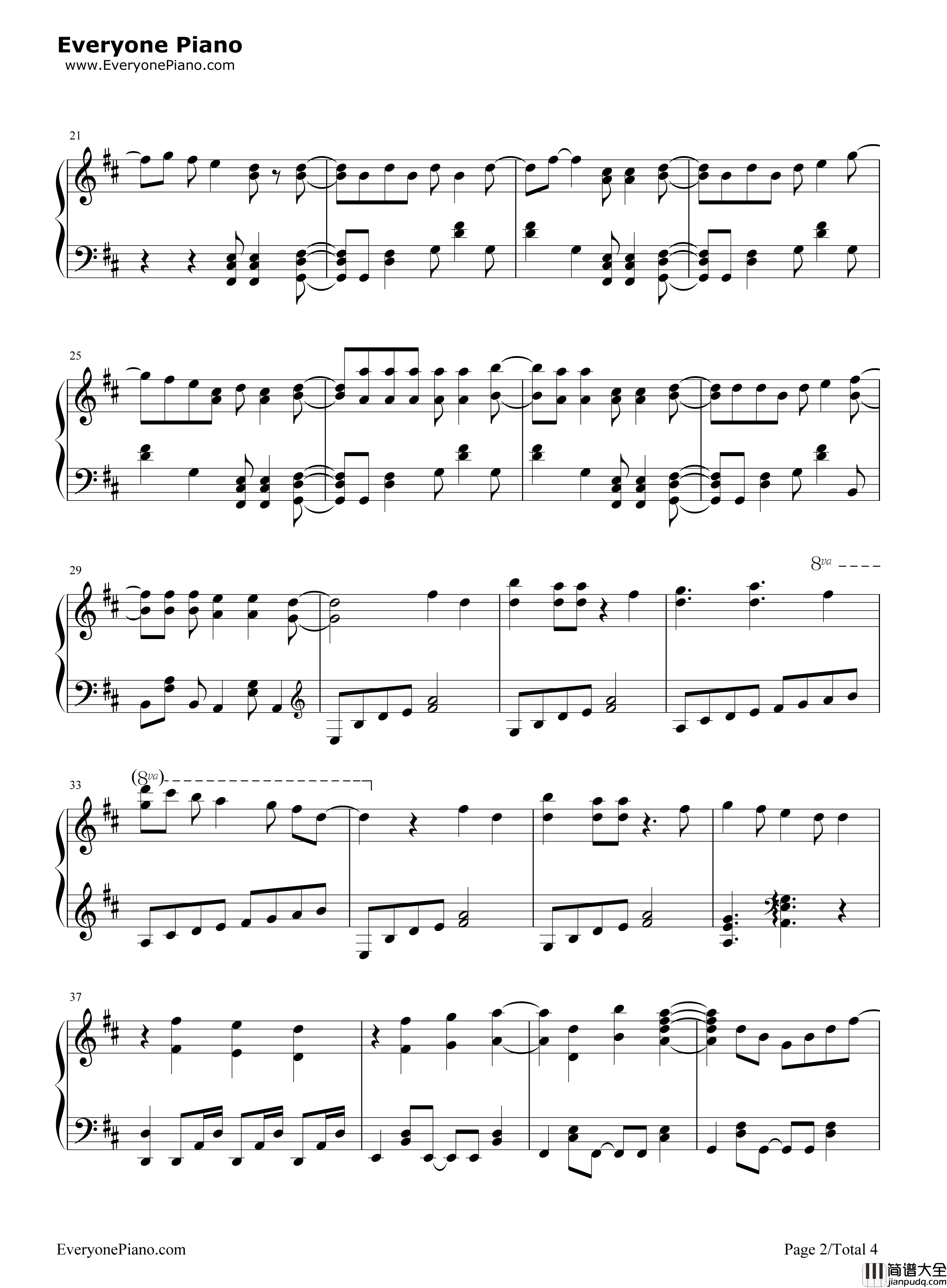 春拟き钢琴谱_やなぎなぎ