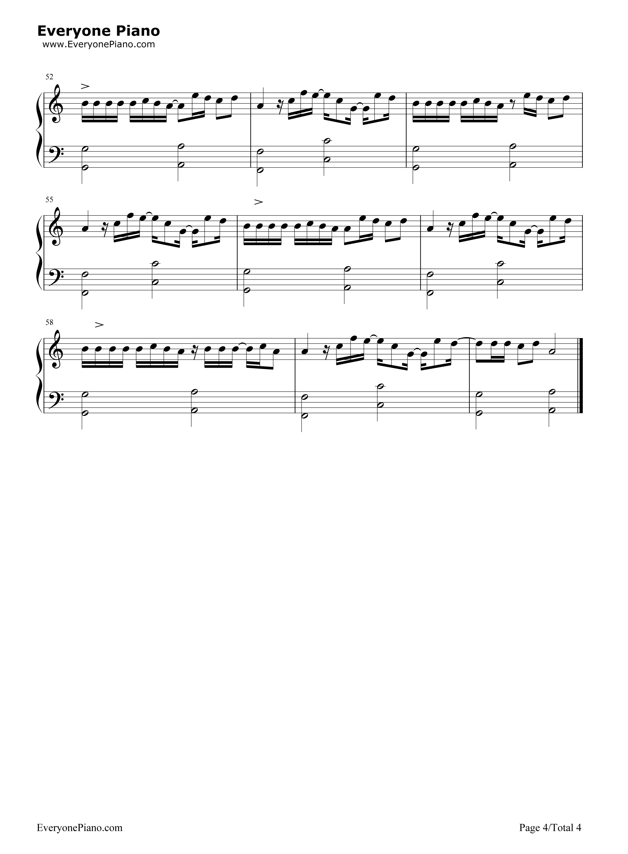 I_Don't_Wanna_Live_Forever钢琴谱_Zayn_Taylor_Swift