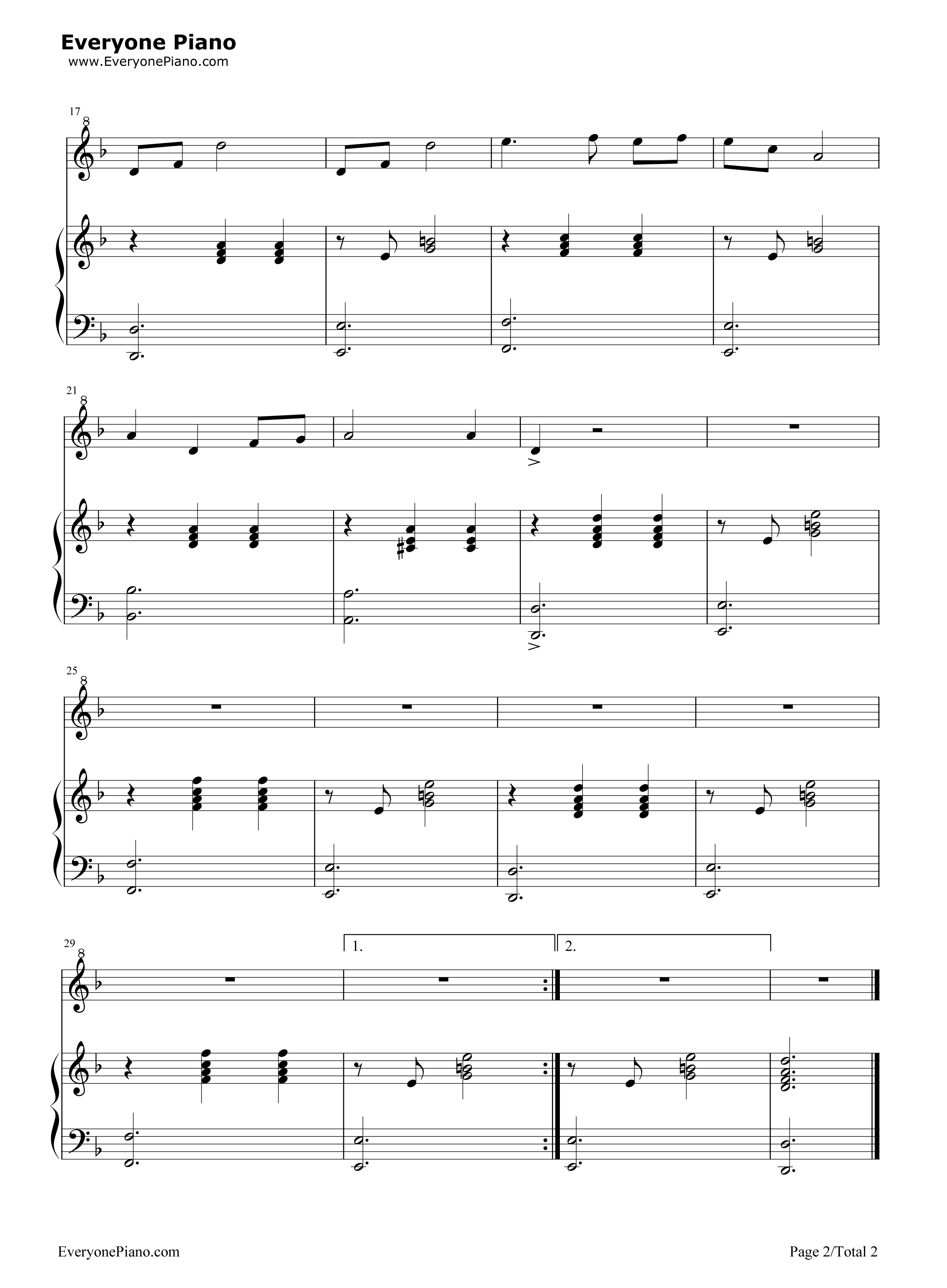 Song_of_Storms钢琴谱_近藤浩治