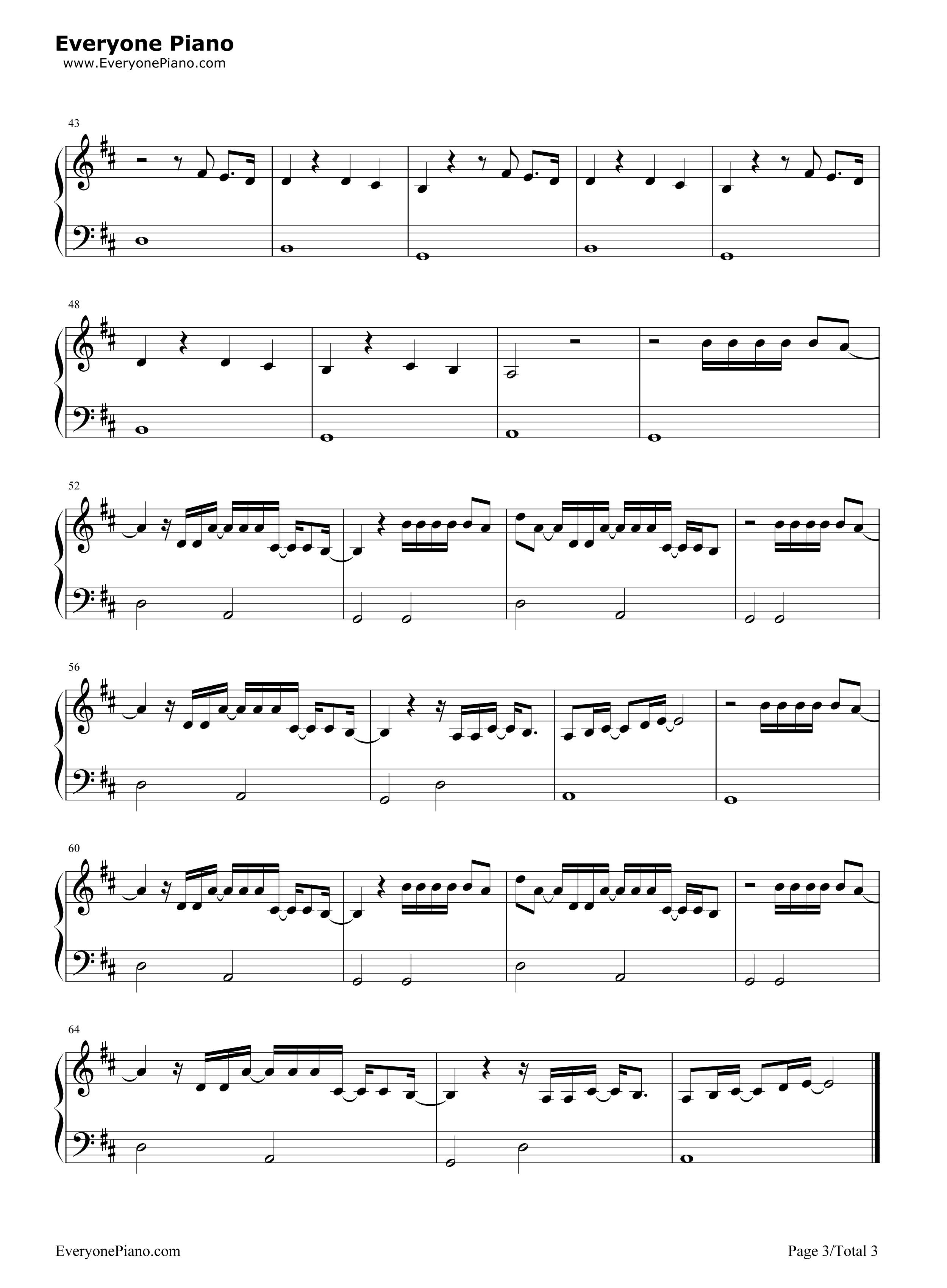 Rainbow钢琴谱_Sia