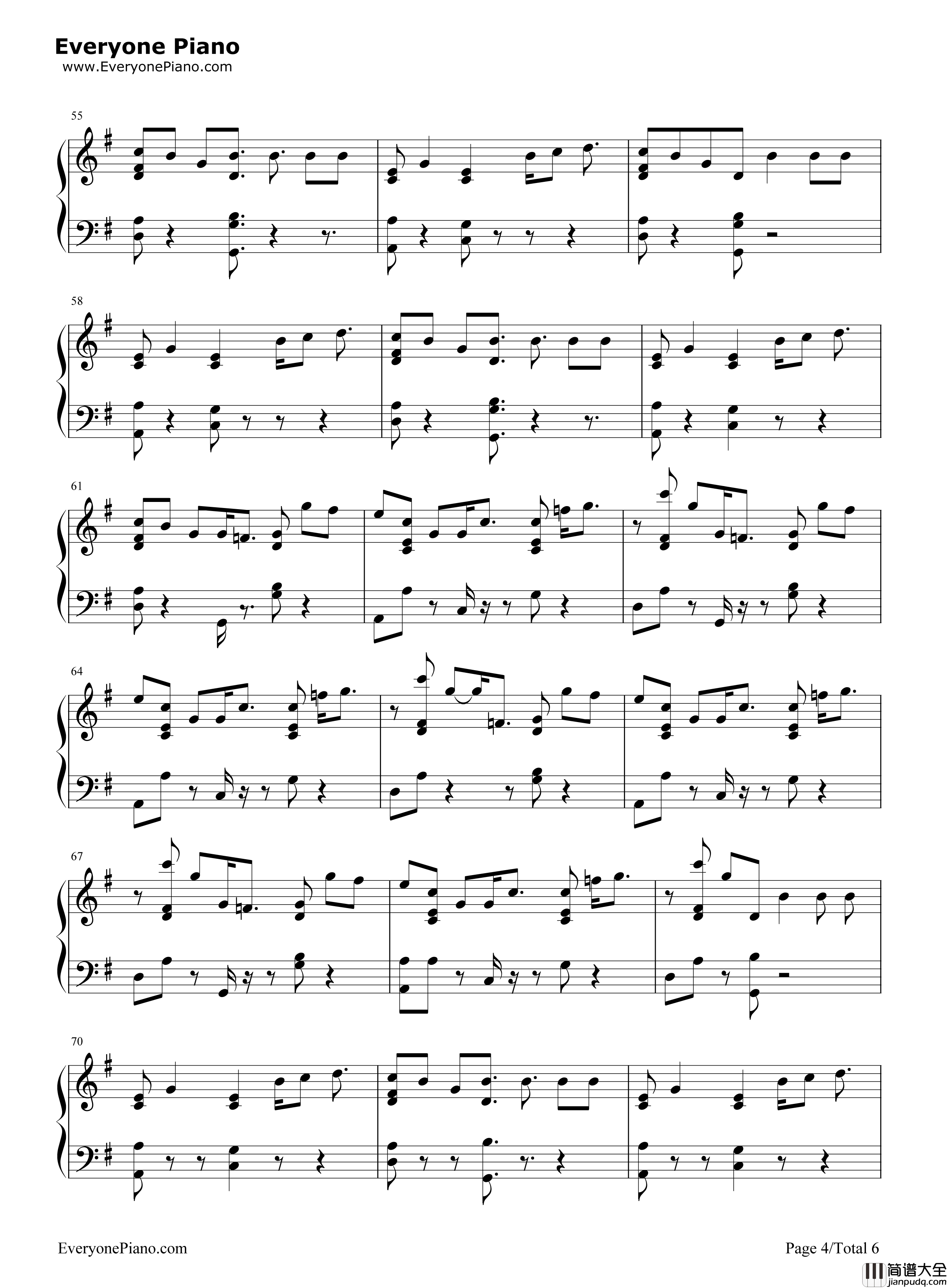 Bibia_Be_Ye_Ye钢琴谱_Ed_Sheeran