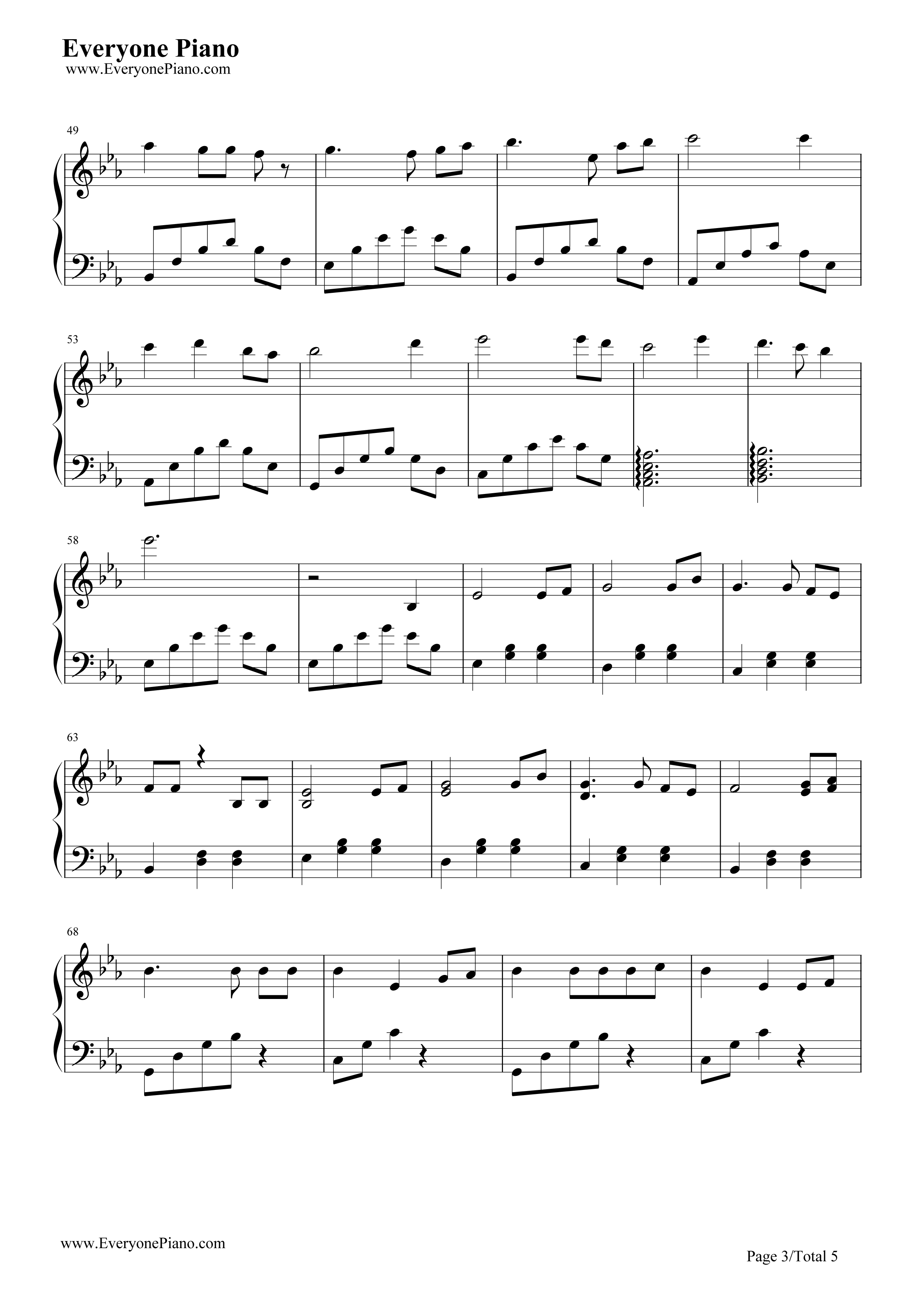 向日葵之家的圆舞曲钢琴谱_藤泽麻衣__久石让_宫崎骏