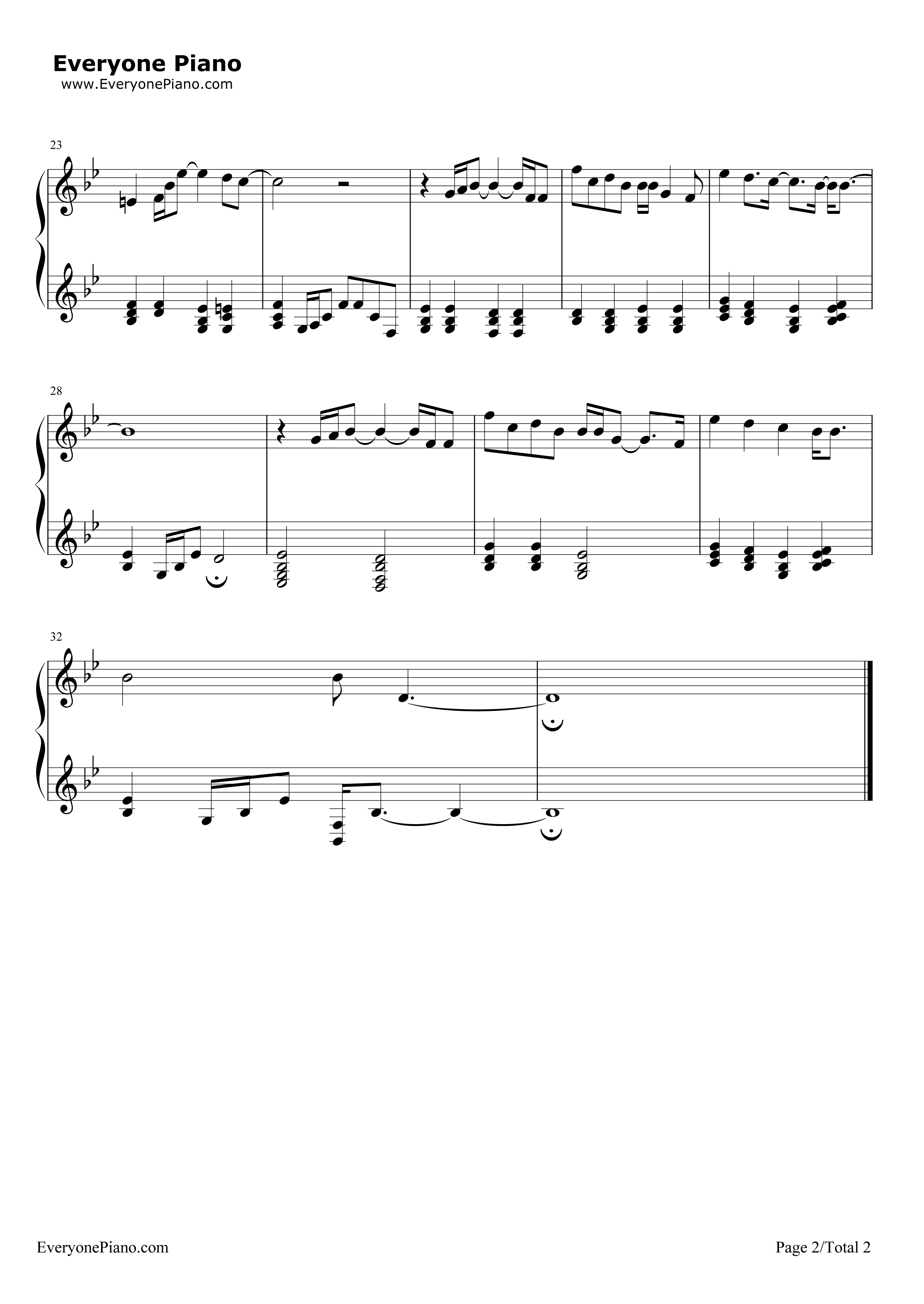 狮子王插曲钢琴谱_Elton_John