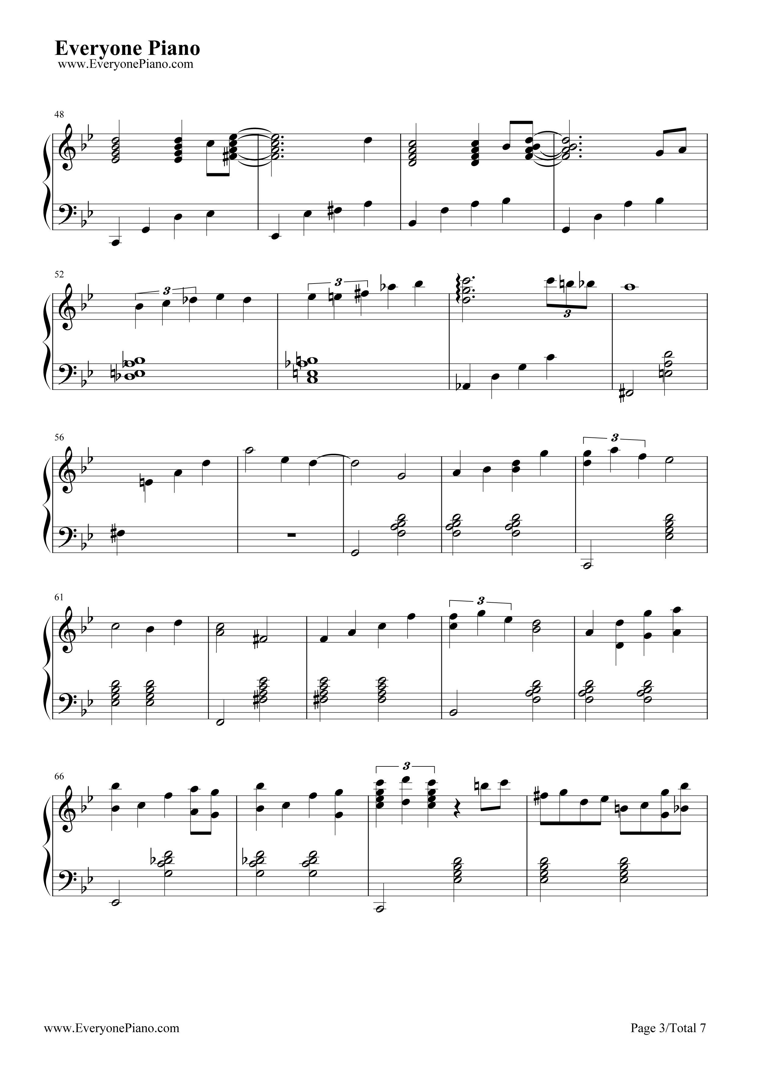 Ballade钢琴谱_久石让