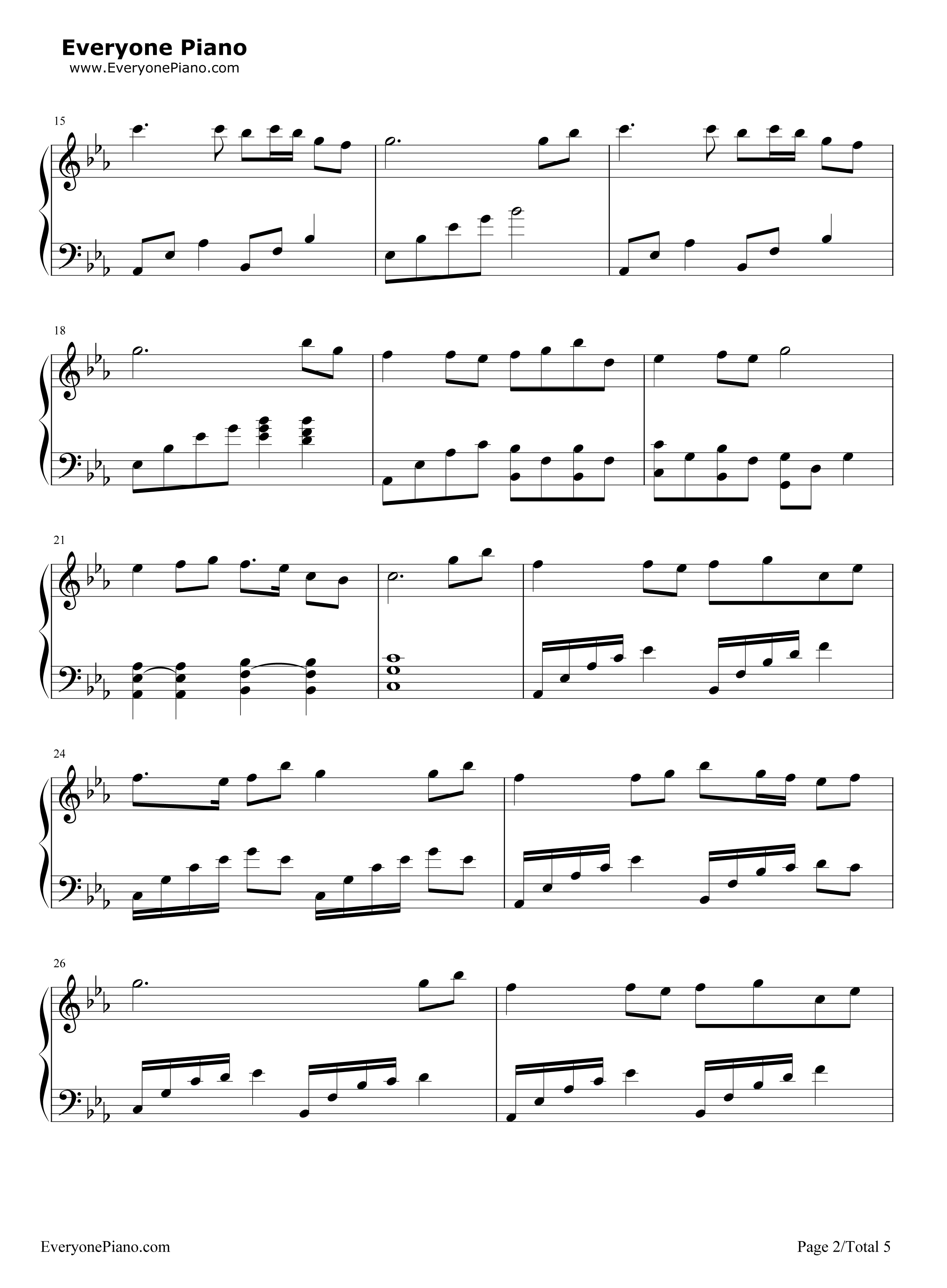 梦与叶樱钢琴谱_初音未来__初音ミク