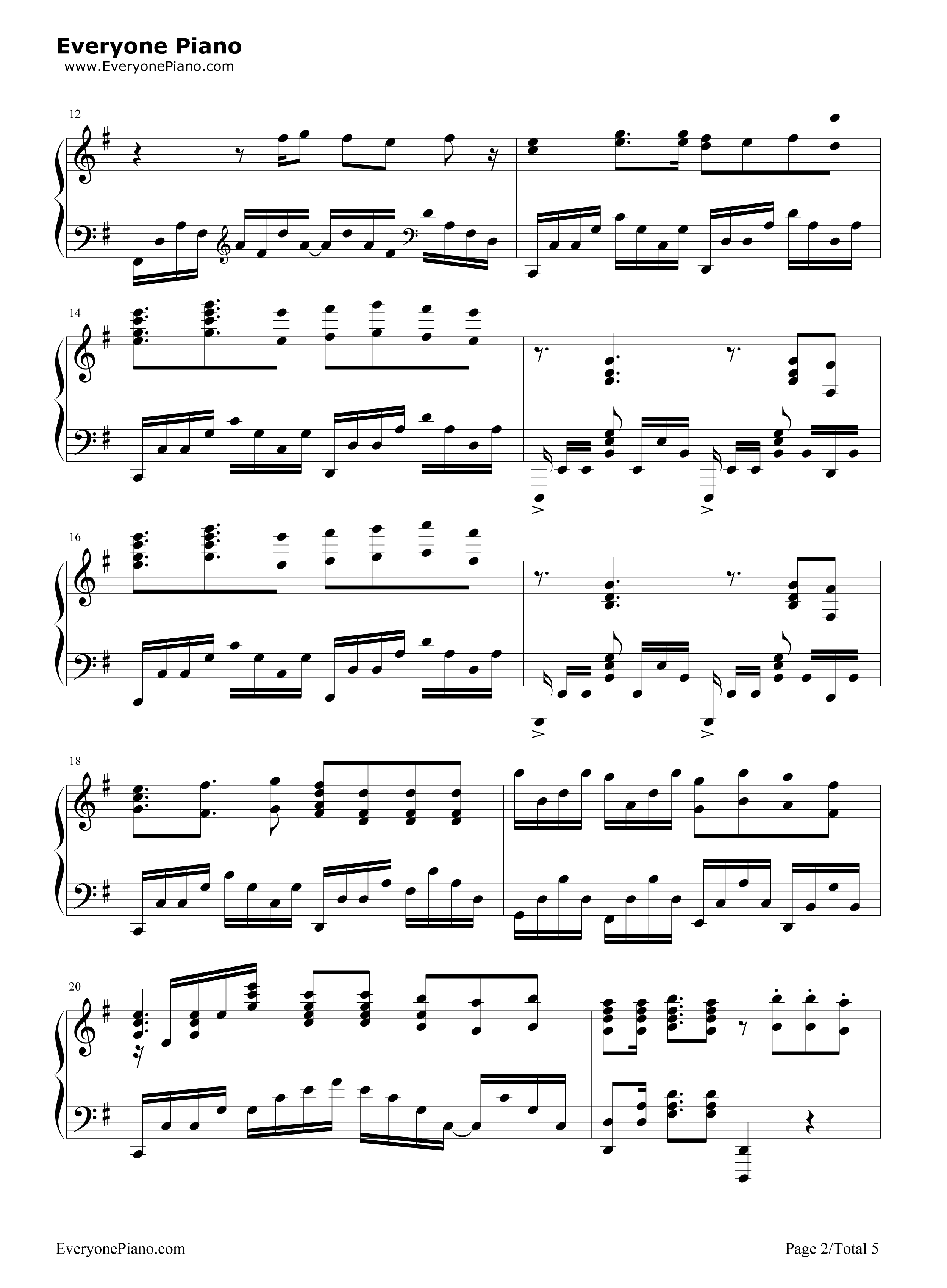 Courage钢琴谱_户松遥