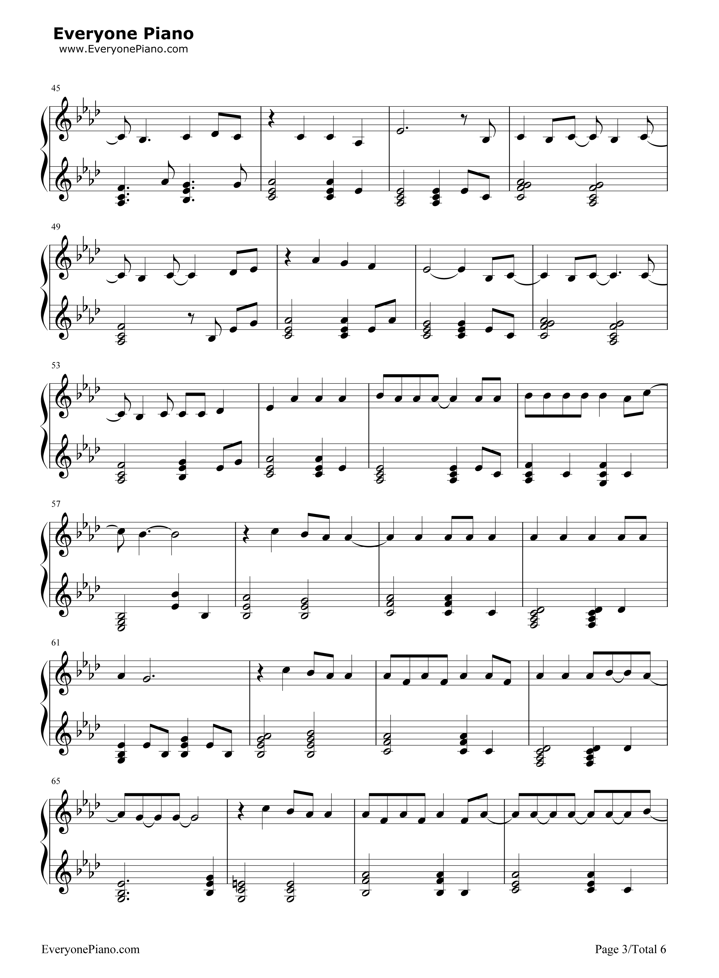 Because_Of_You钢琴谱_凯莉·克莱森__Kelly_Clarkson