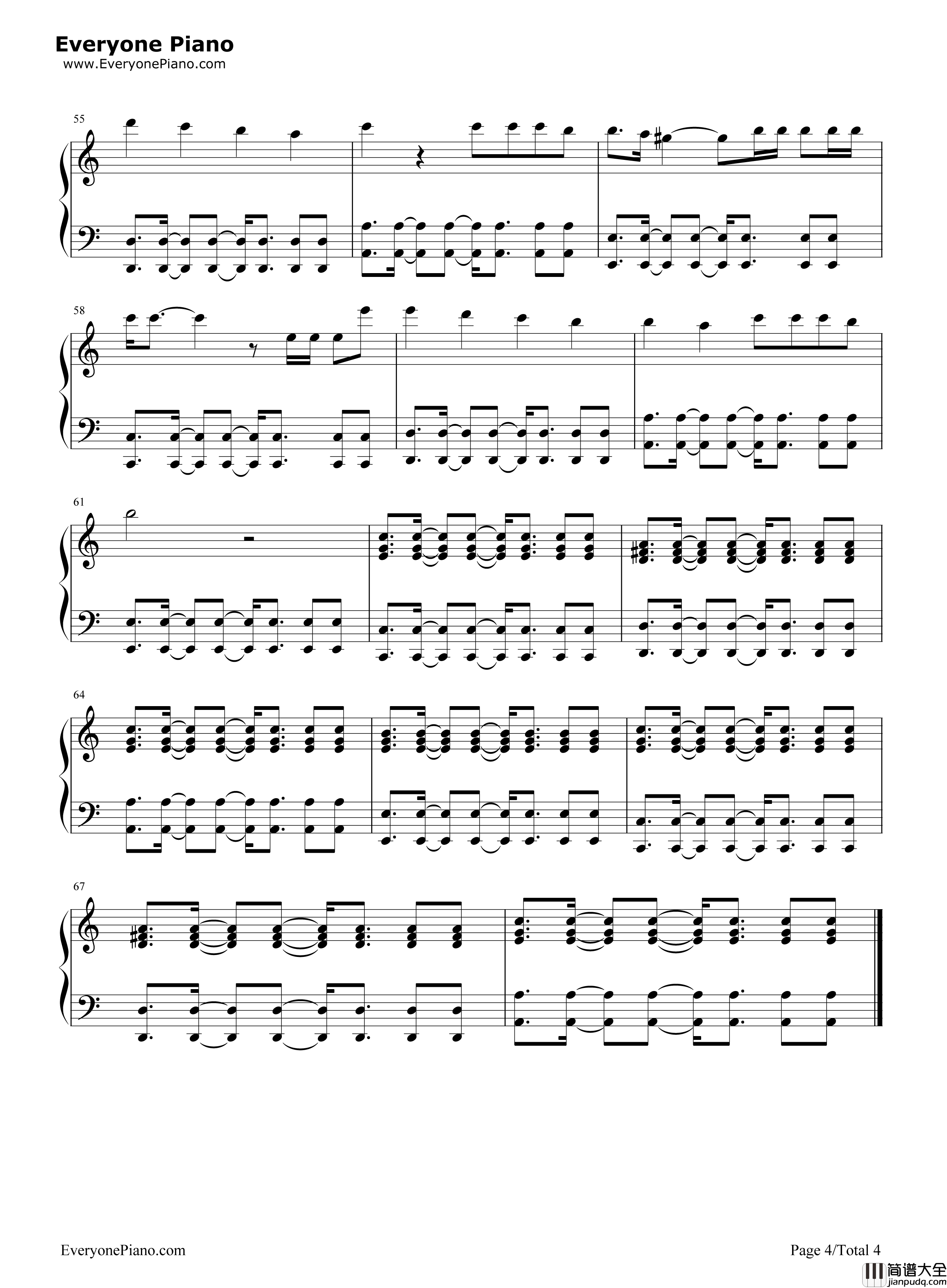 Legends_Never_Die钢琴谱_Against_the_Current