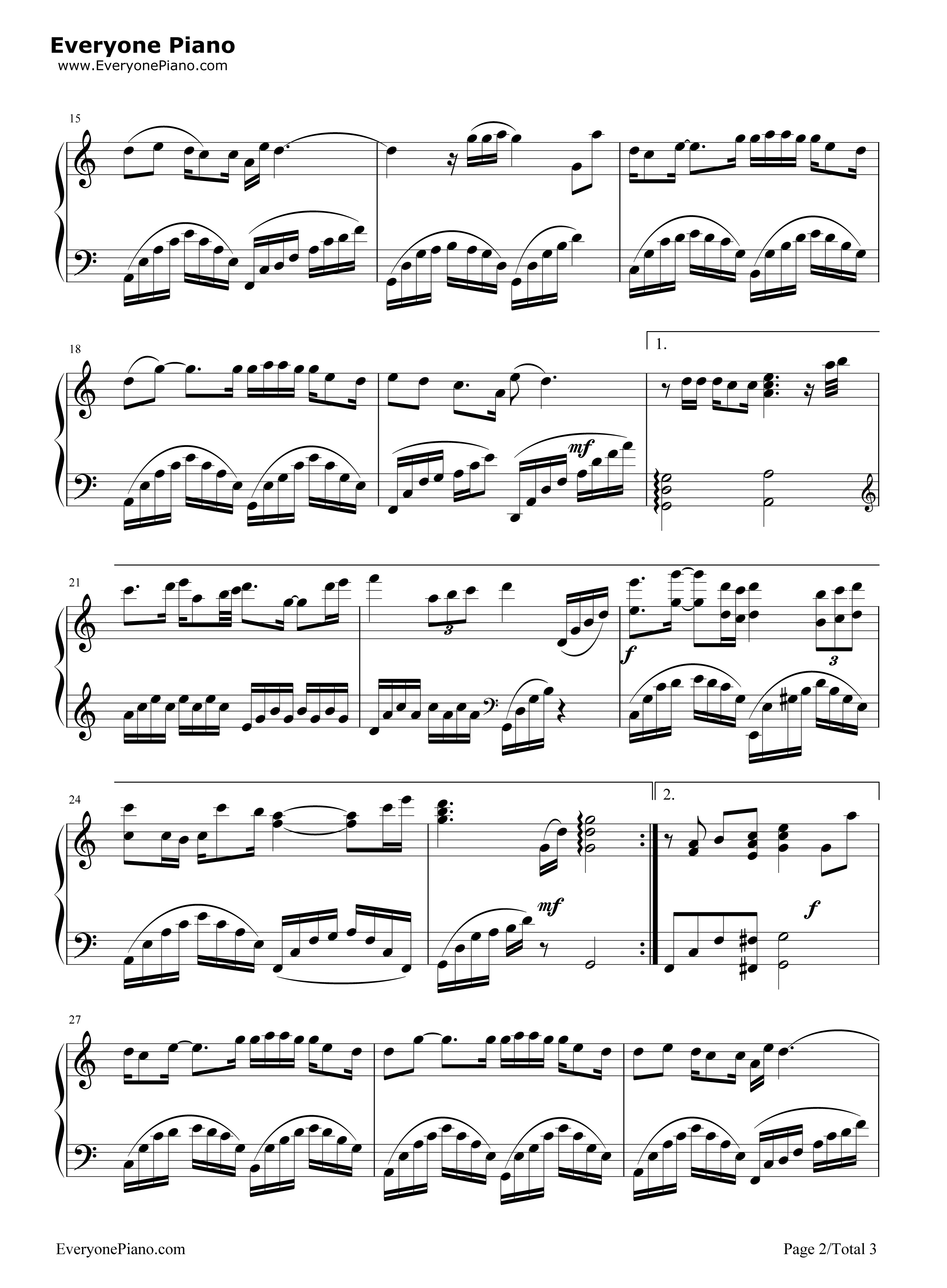 若即若离钢琴谱_孙楠